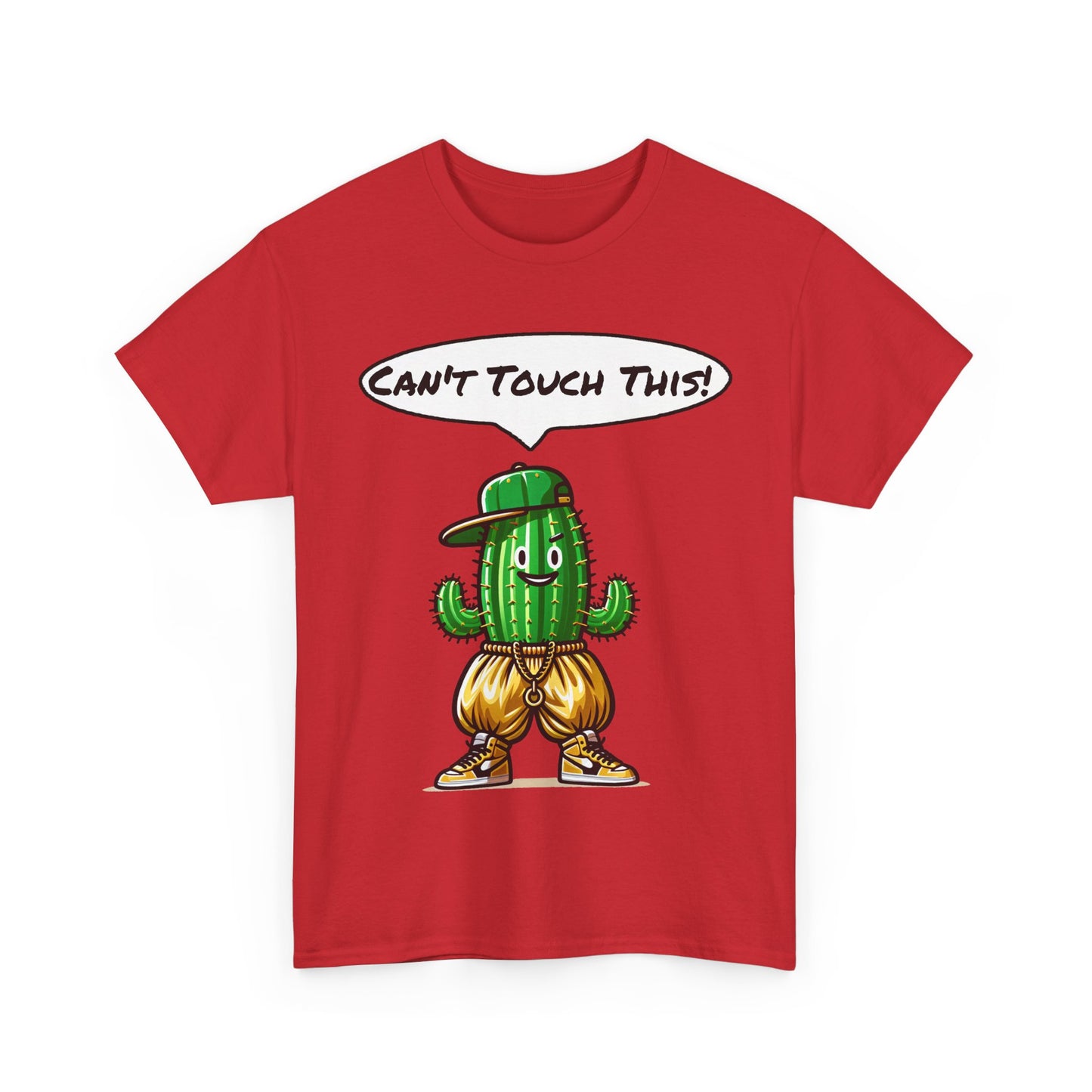 Funny Cactus Tee - Can't Touch This! | Unisex Heavy Cotton T-Shirt, Gift for Friends, Casual Wear, Summer Fashion, Unique Graphic Tee