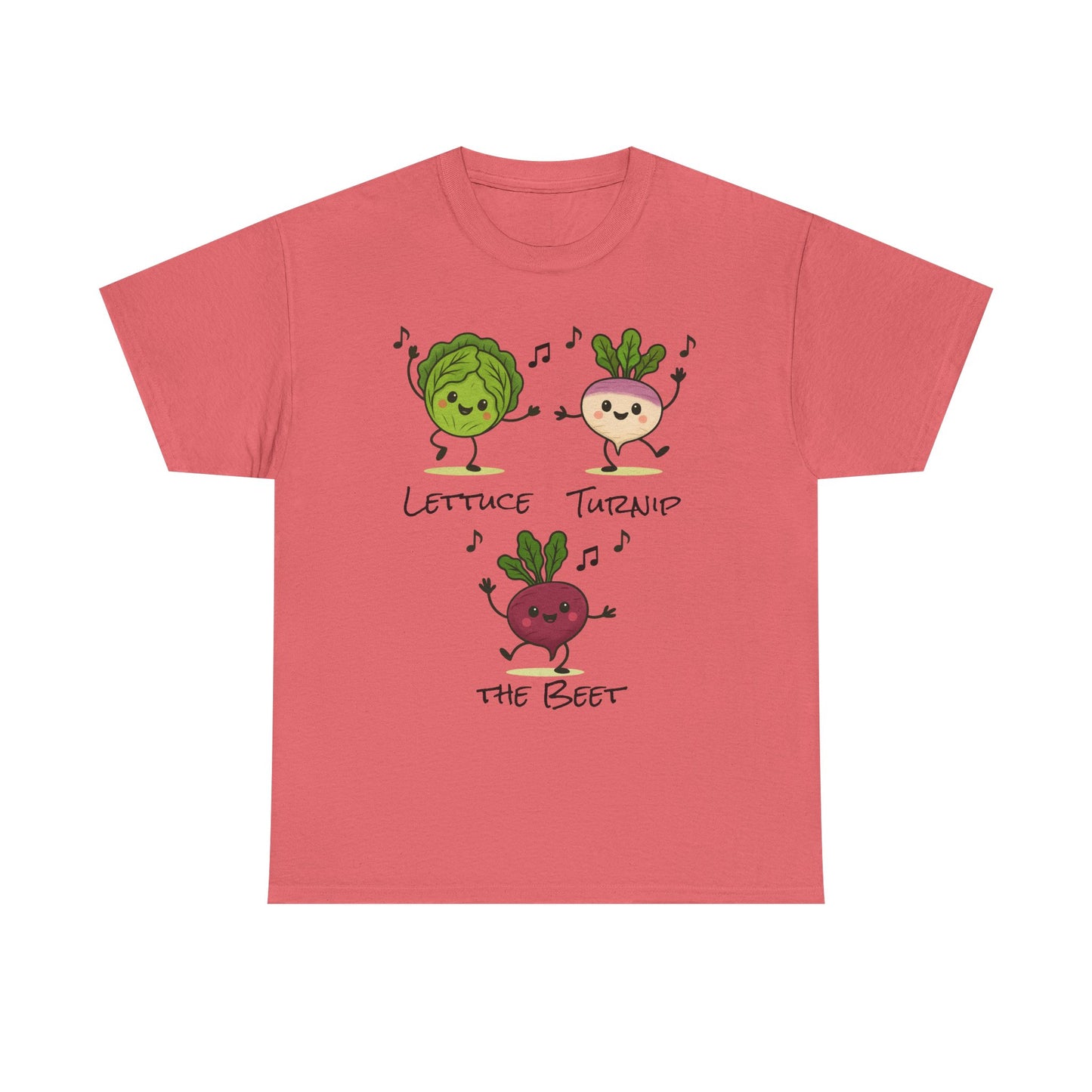 Lettuce Turnip the Beet Tee, Funny Unisex Humor Shirt, Cute Gardening Gift, Music Lover Apparel, Vegetable Lovers Tees