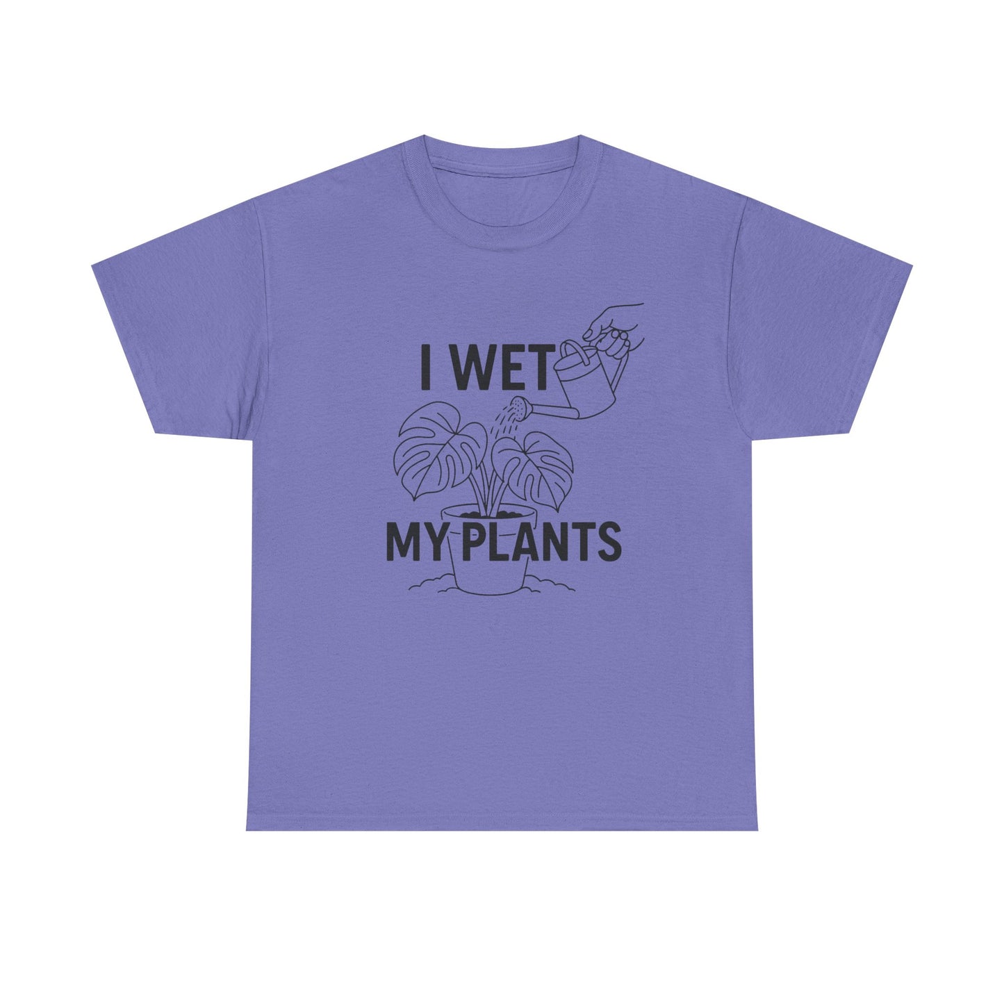 Funny Plant Lover Tee, I Wet My Plants Shirt, Gardening Gift, Unisex Cotton T-Shirt, Plant Parent Apparel, Houseplant Humor Tee