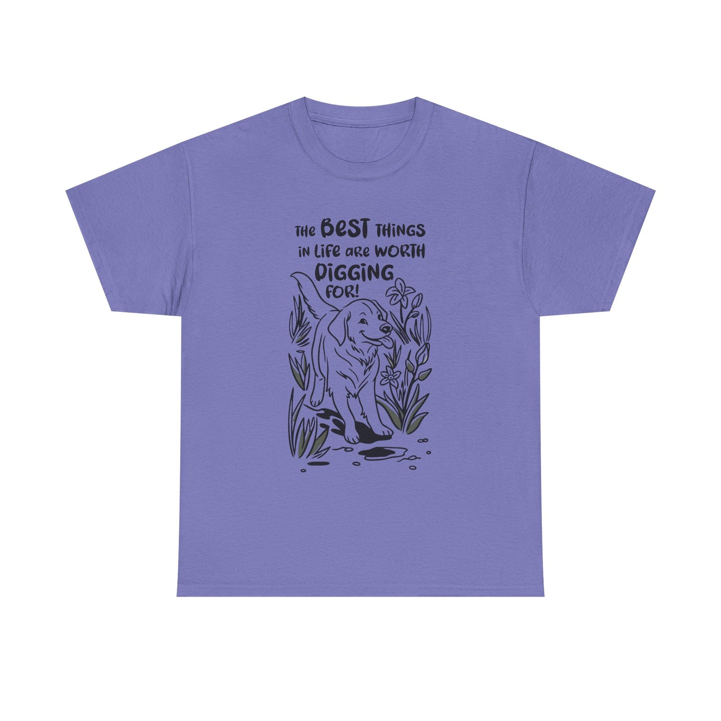 T-Shirt for Garden Lover Gift for Dog Lover Shirt Pet Parent Gift for Gardening Lover Cute Dog T-Shirt Nature Tee