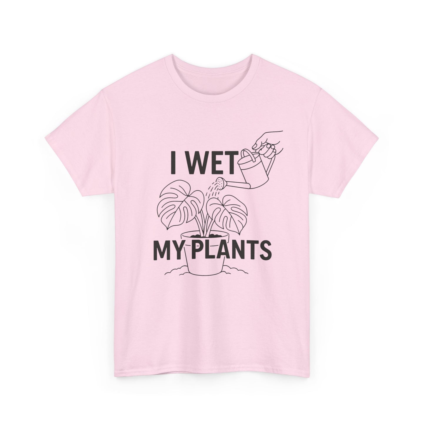 Funny Plant Lover Tee, I Wet My Plants Shirt, Gardening Gift, Unisex Cotton T-Shirt, Plant Parent Apparel, Houseplant Humor Tee