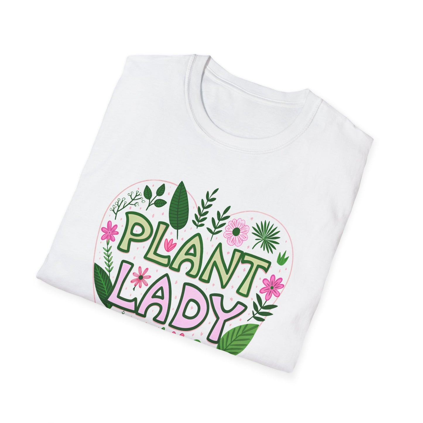 Plant Lady T-Shirt Heart Gift for Gardeners Shirt for Plant Lover Mother's Day Birthday Everyday Wear