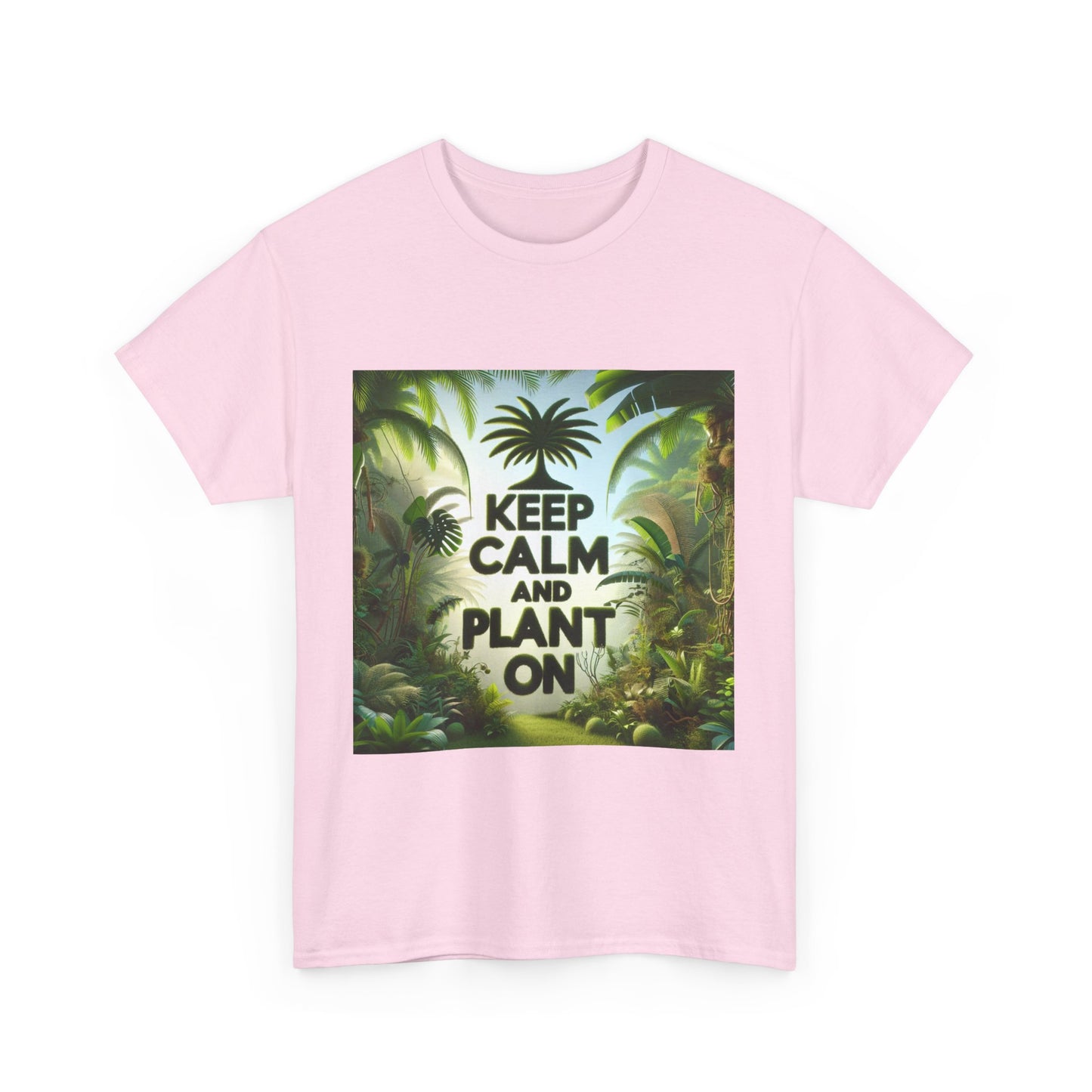 Keep Calm and Plant On Tee, Nature Lover Gift, Gardening T-Shirt, Eco-Friendly Apparel, Unisex Cotton Top