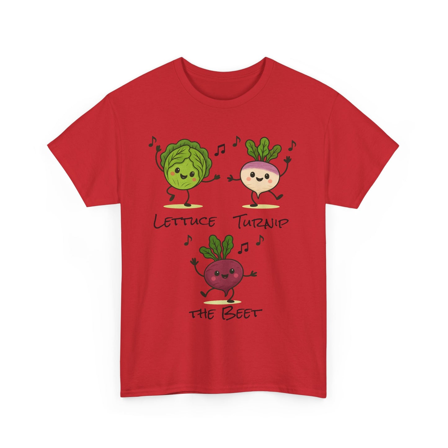 Lettuce Turnip the Beet Tee, Funny Unisex Humor Shirt, Cute Gardening Gift, Music Lover Apparel, Vegetable Lovers Tees