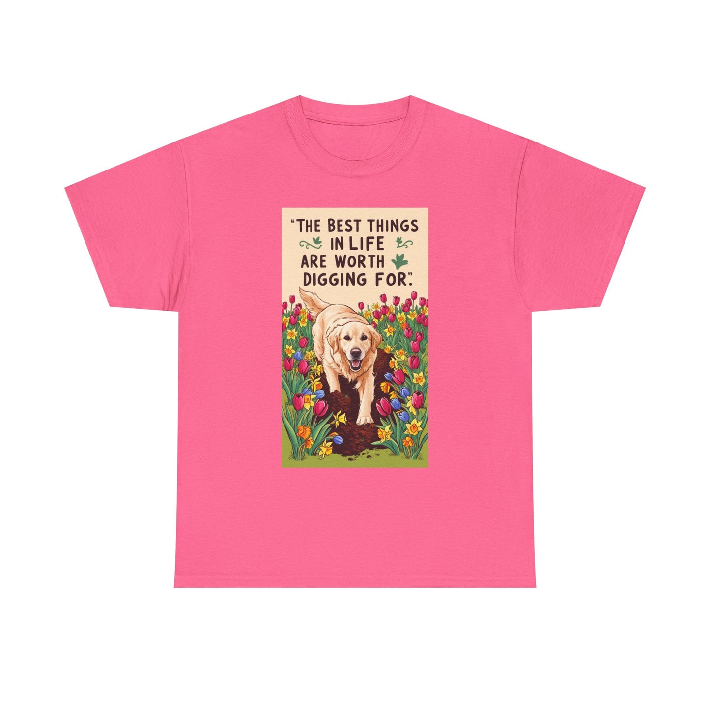 Garden Lover, Dog Lover Tee, Unisex Cotton Shirt, Pet Parent Gift, Gift for Dog Enthusiasts, Cute Canine T-Shirt, Nature Tee