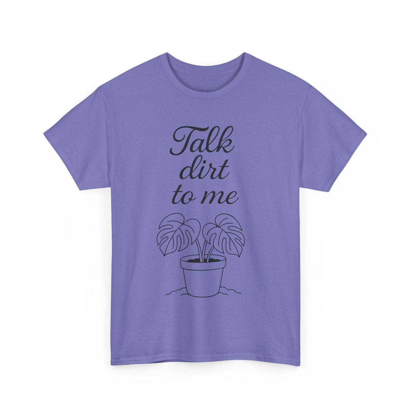 Funny Plant Lover Tee - Talk Dirt to Me Cotton Shirt, Gardening Gift, Casual Wear, Plant Mom Apparel, Unique Gift for Her