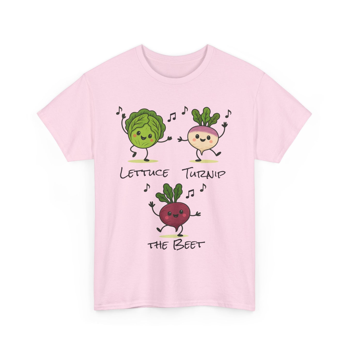 Lettuce Turnip the Beet Tee, Funny Unisex Humor Shirt, Cute Gardening Gift, Music Lover Apparel, Vegetable Lovers Tees