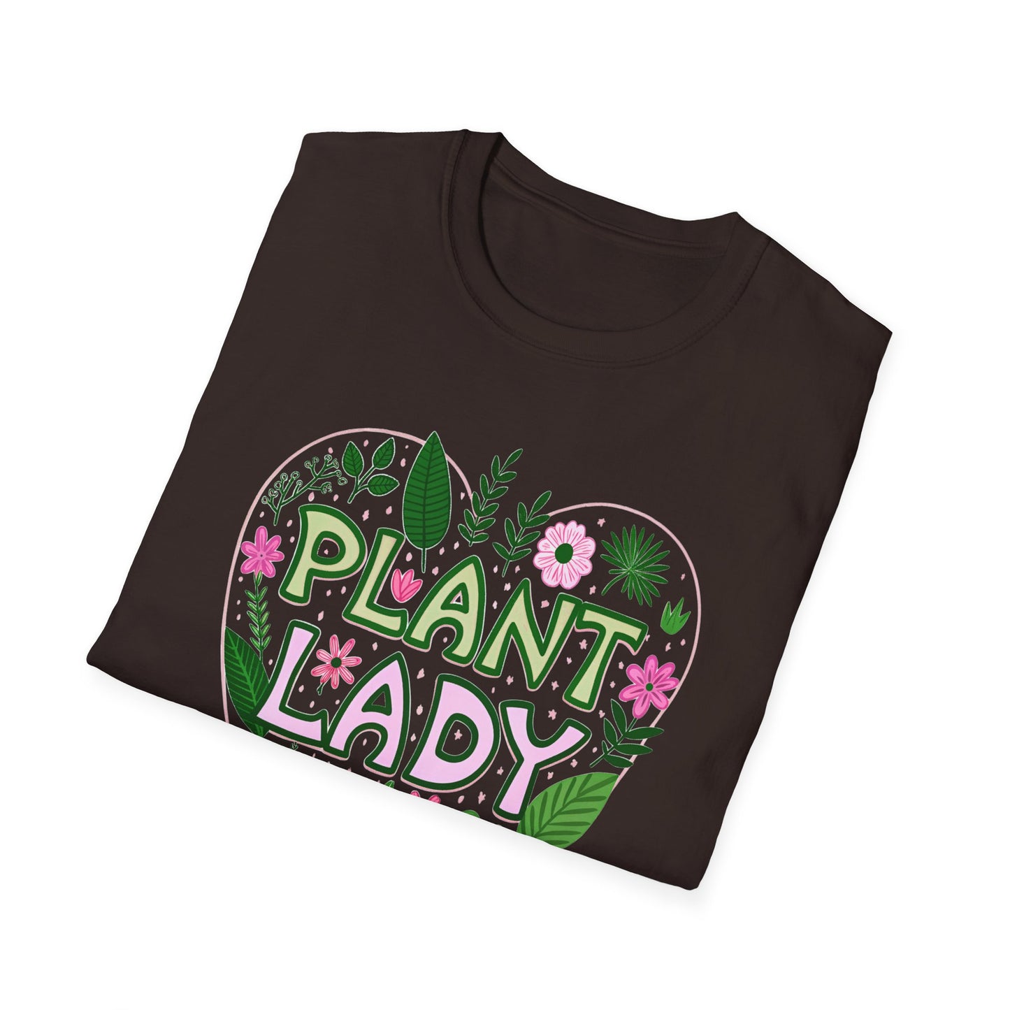 Plant Lady T-Shirt Heart Gift for Gardeners Shirt for Plant Lover Mother's Day Birthday Everyday Wear