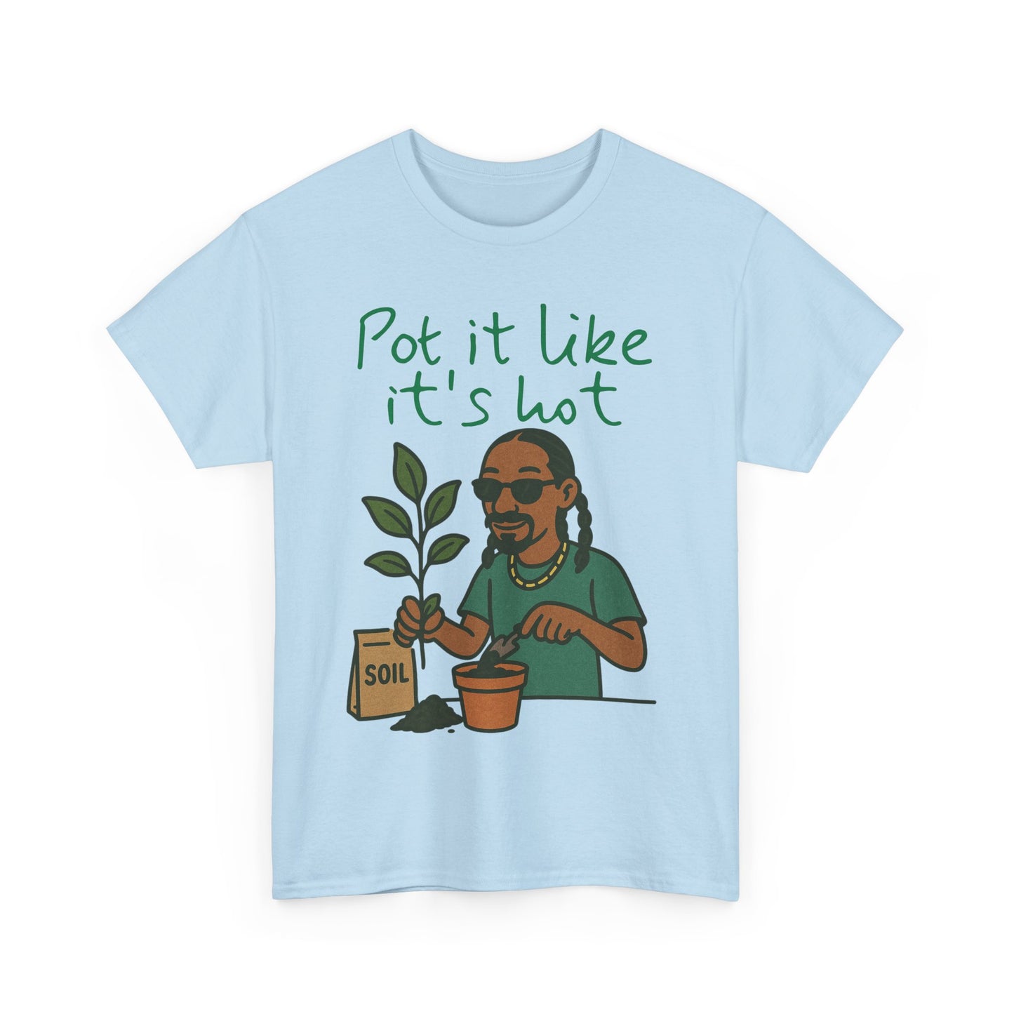 Pot It Like It's Hot Tee, Funny Gardening Shirt, Plant Lover Gift, Unisex Cotton Tee, Summer Vibe T-Shirt, Eco-Friendly Apparel