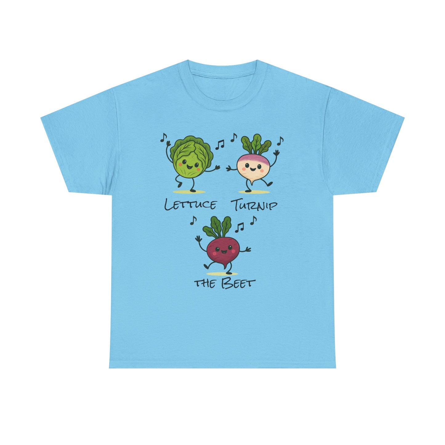 Lettuce Turnip the Beet Tee, Funny Unisex Humor Shirt, Cute Gardening Gift, Music Lover Apparel, Vegetable Lovers Tees