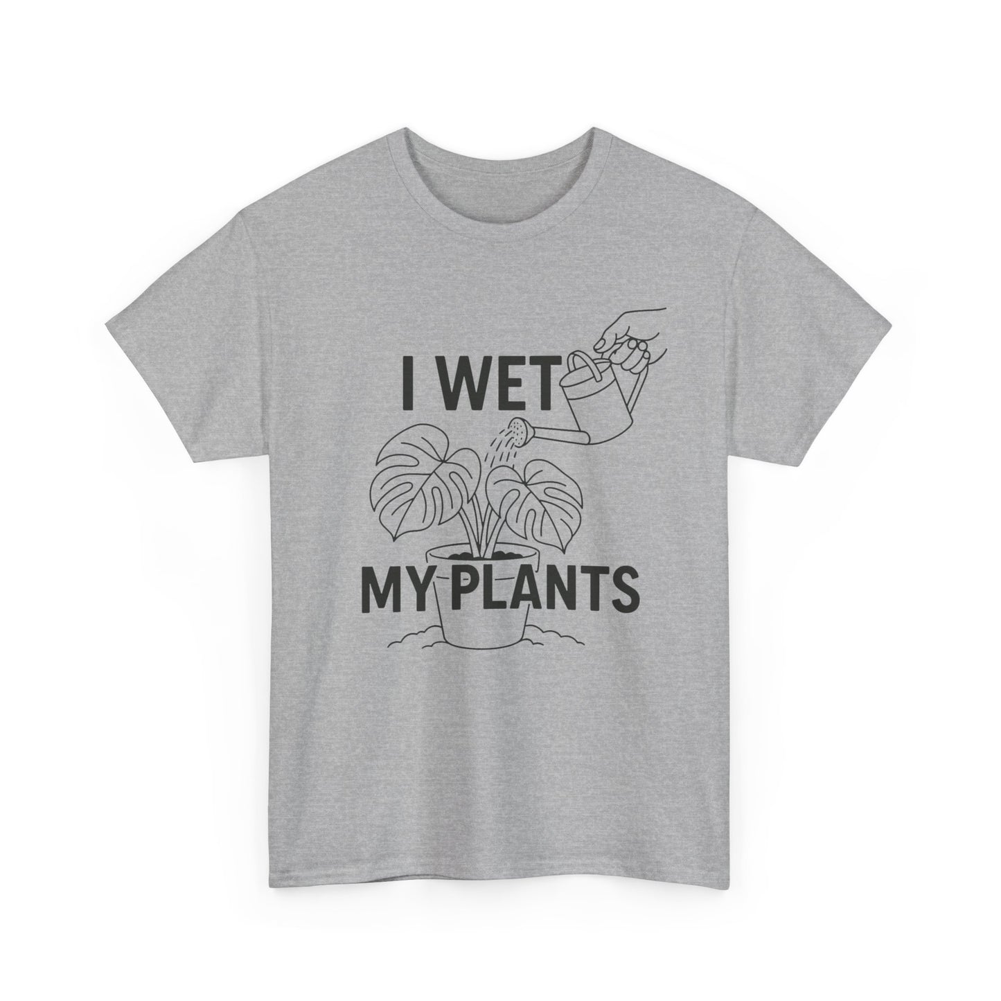 Funny Plant Lover Tee, I Wet My Plants Shirt, Gardening Gift, Unisex Cotton T-Shirt, Plant Parent Apparel, Houseplant Humor Tee