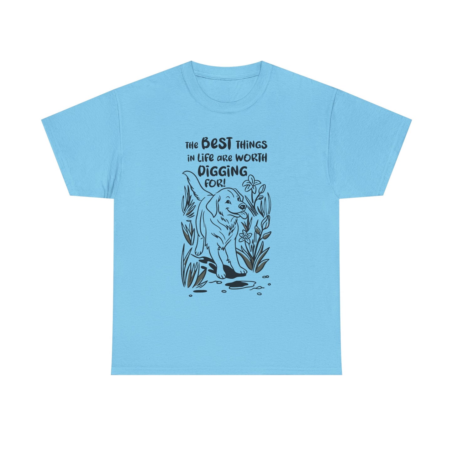 T-Shirt for Garden Lover Gift for Dog Lover Shirt Pet Parent Gift for Gardening Lover Cute Dog T-Shirt Nature Tee