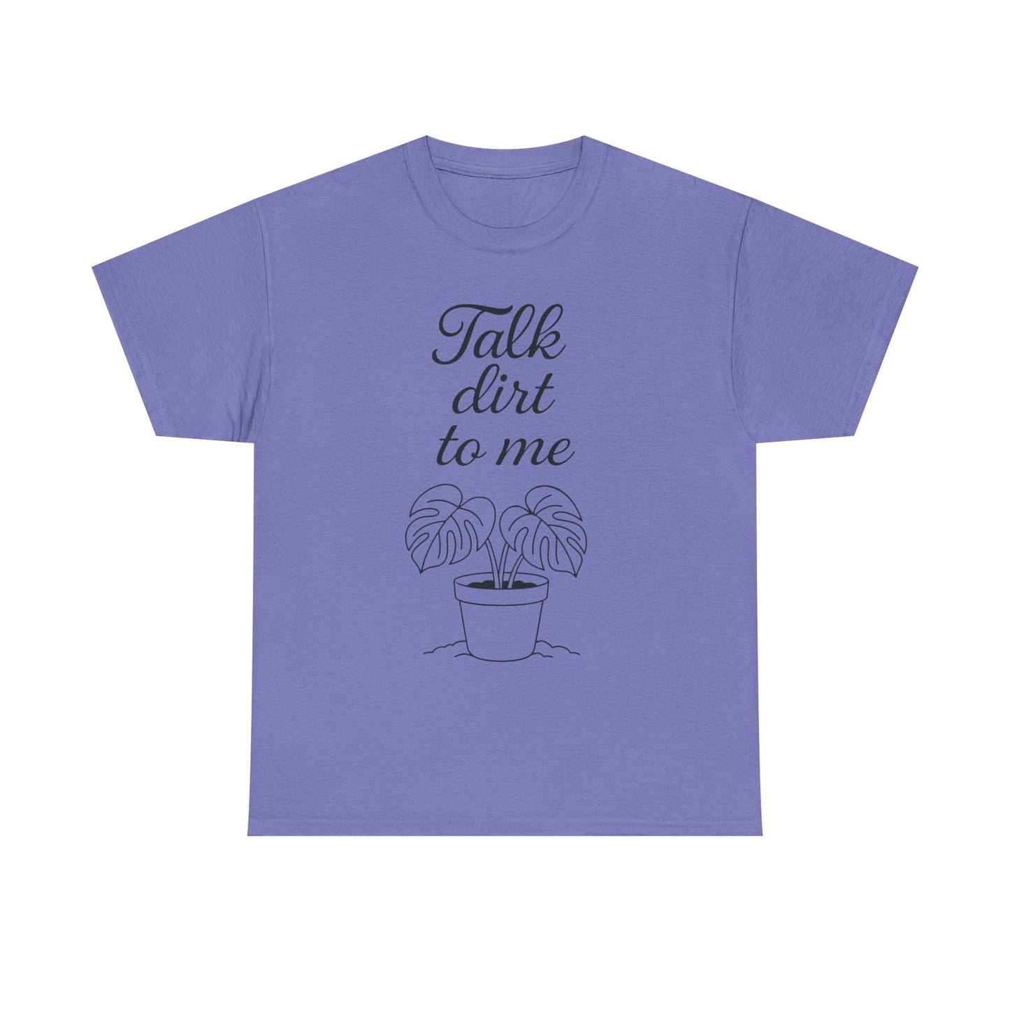 Funny Plant Lover Tee - Talk Dirt to Me Cotton Shirt, Gardening Gift, Casual Wear, Plant Mom Apparel, Unique Gift for Her