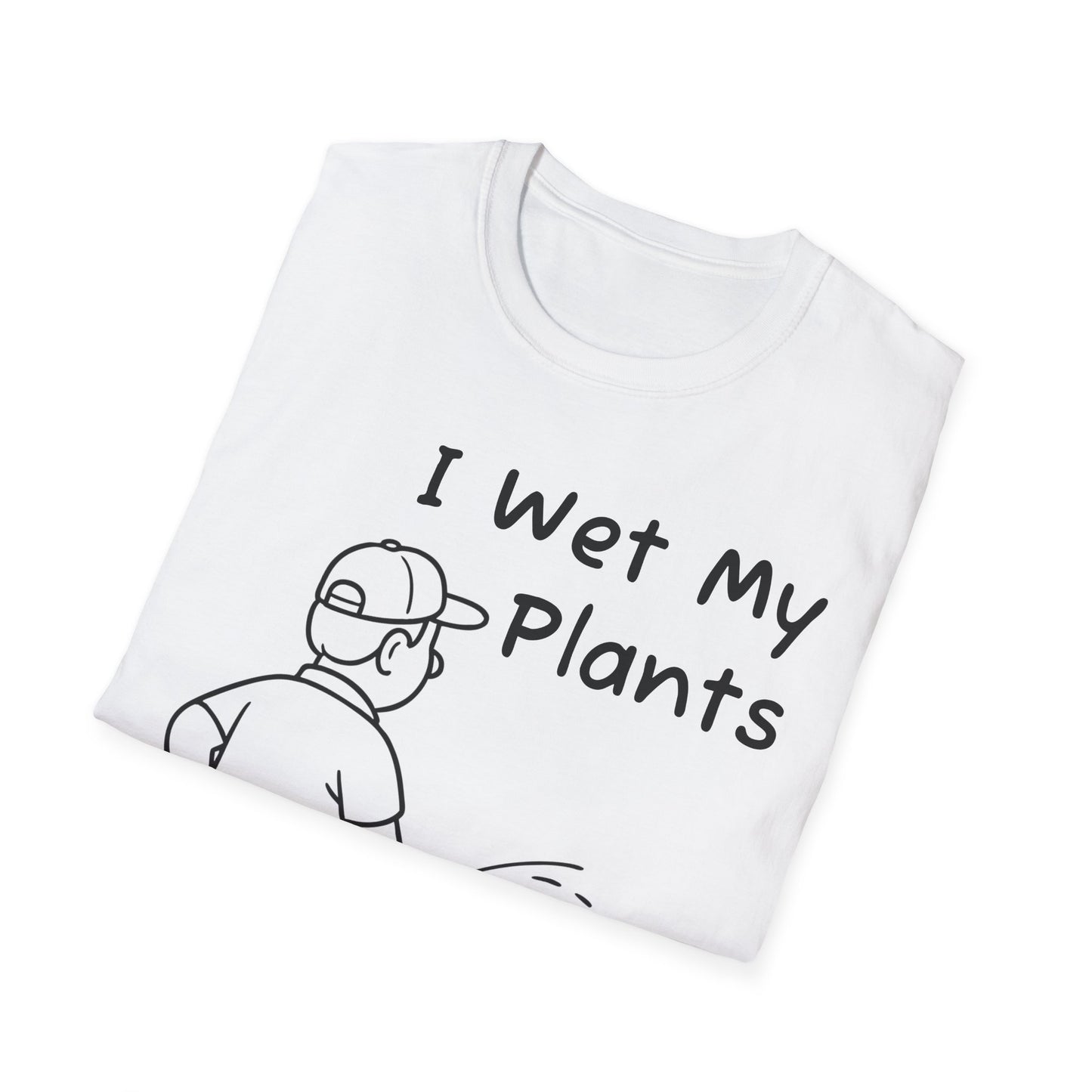 Funny Plant Lover T-Shirt, Gardening Gift, Unisex Tee, I Wet My Plants Shirt, Graphic Shirt
