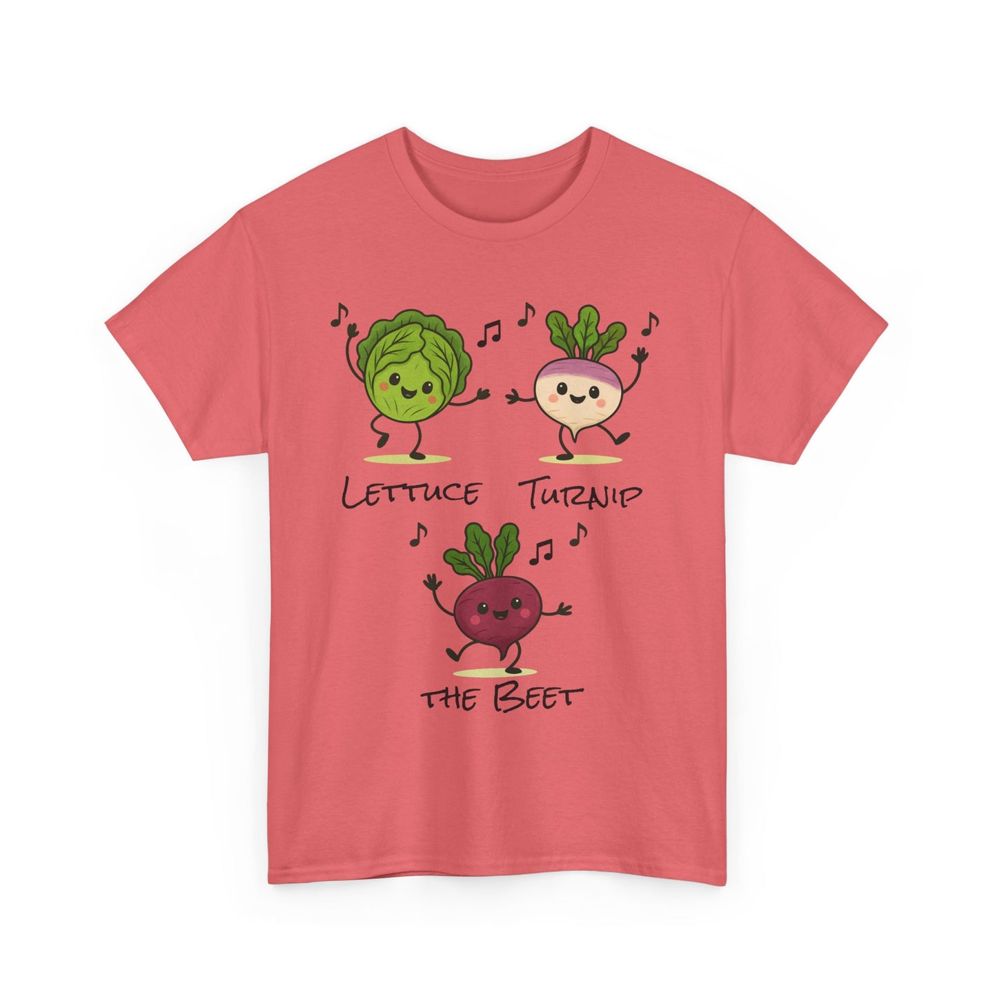 Lettuce Turnip the Beet Tee, Funny Unisex Humor Shirt, Cute Gardening Gift, Music Lover Apparel, Vegetable Lovers Tees