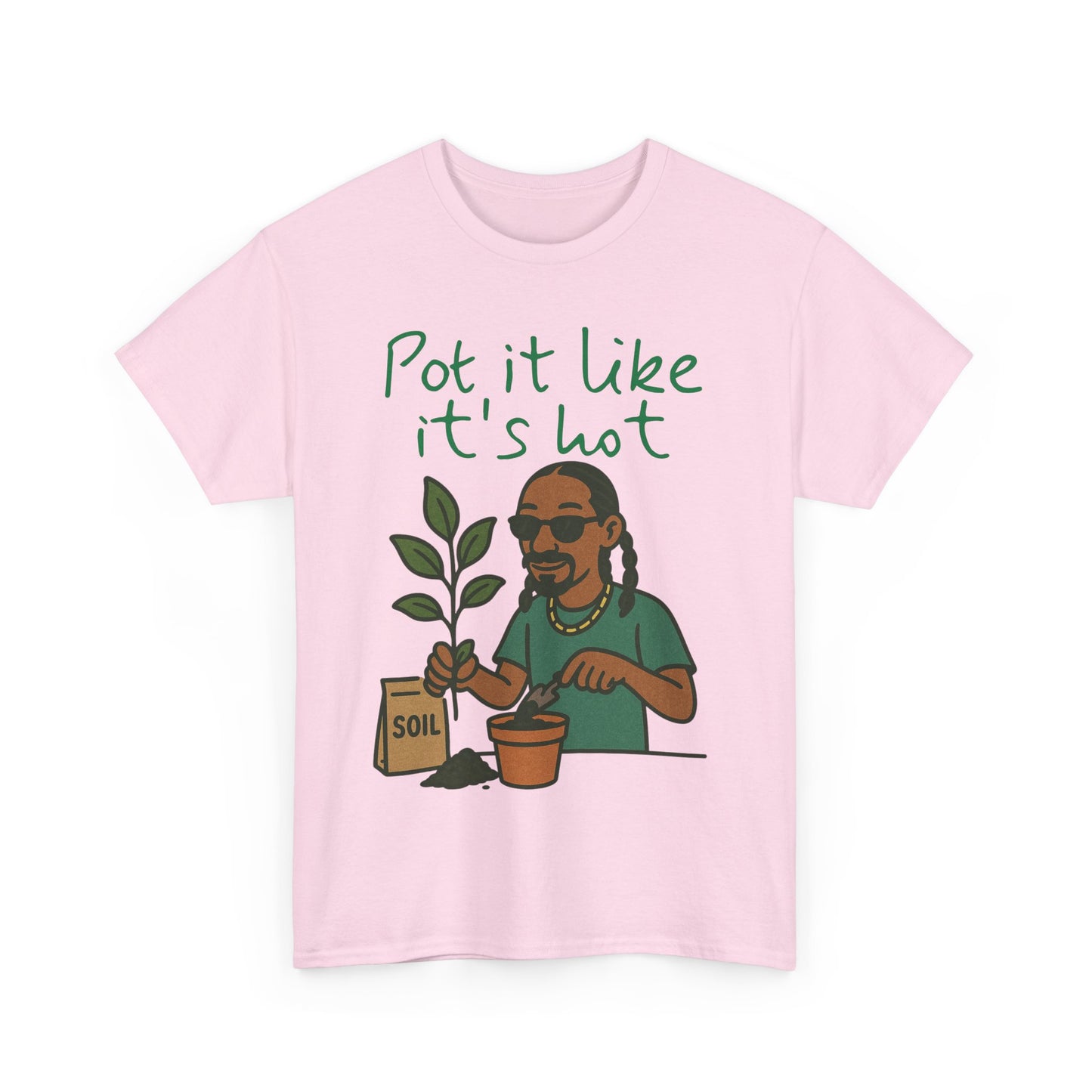 Pot It Like It's Hot Tee, Funny Gardening Shirt, Plant Lover Gift, Unisex Cotton Tee, Summer Vibe T-Shirt, Eco-Friendly Apparel