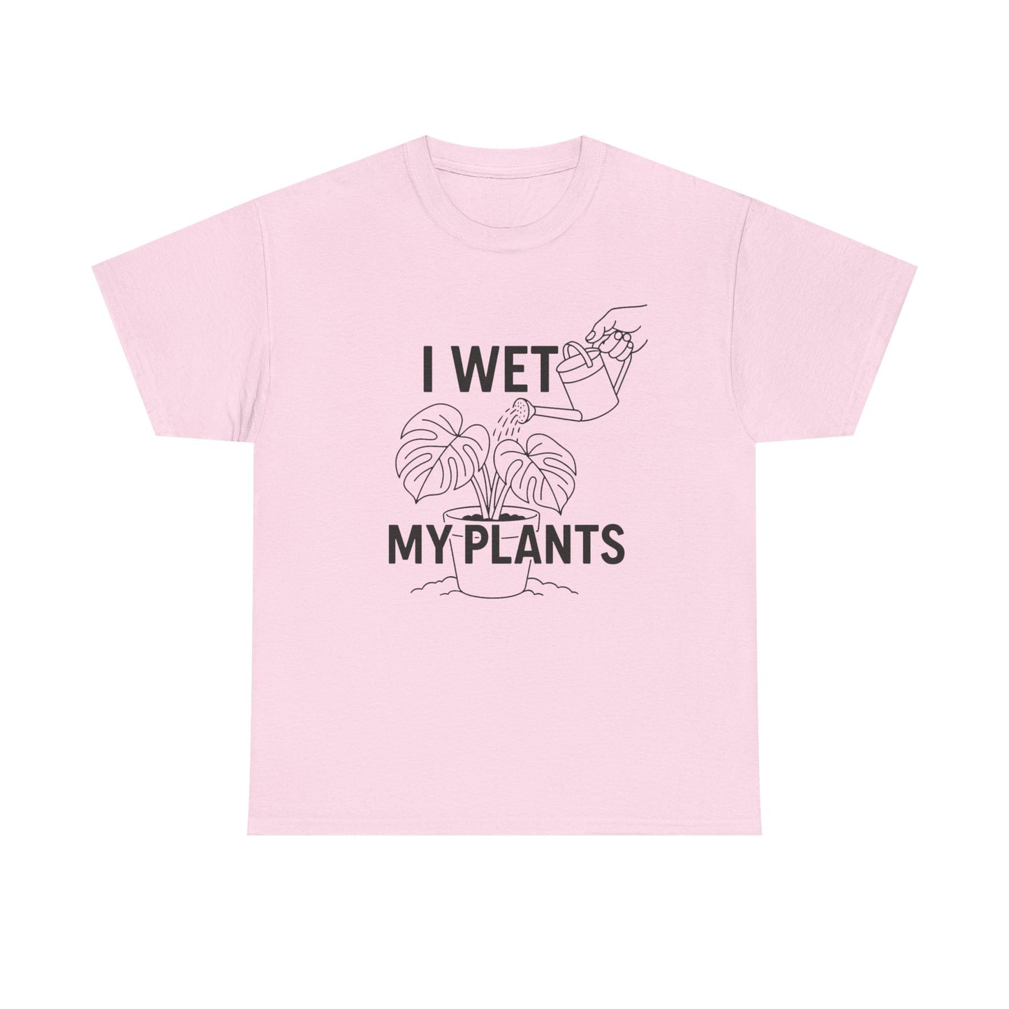 Funny Plant Lover Tee, I Wet My Plants Shirt, Gardening Gift, Unisex Cotton T-Shirt, Plant Parent Apparel, Houseplant Humor Tee
