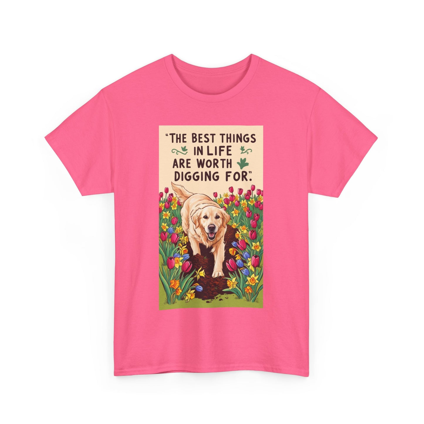 Garden Lover, Dog Lover Tee, Unisex Cotton Shirt, Pet Parent Gift, Gift for Dog Enthusiasts, Cute Canine T-Shirt, Nature Tee