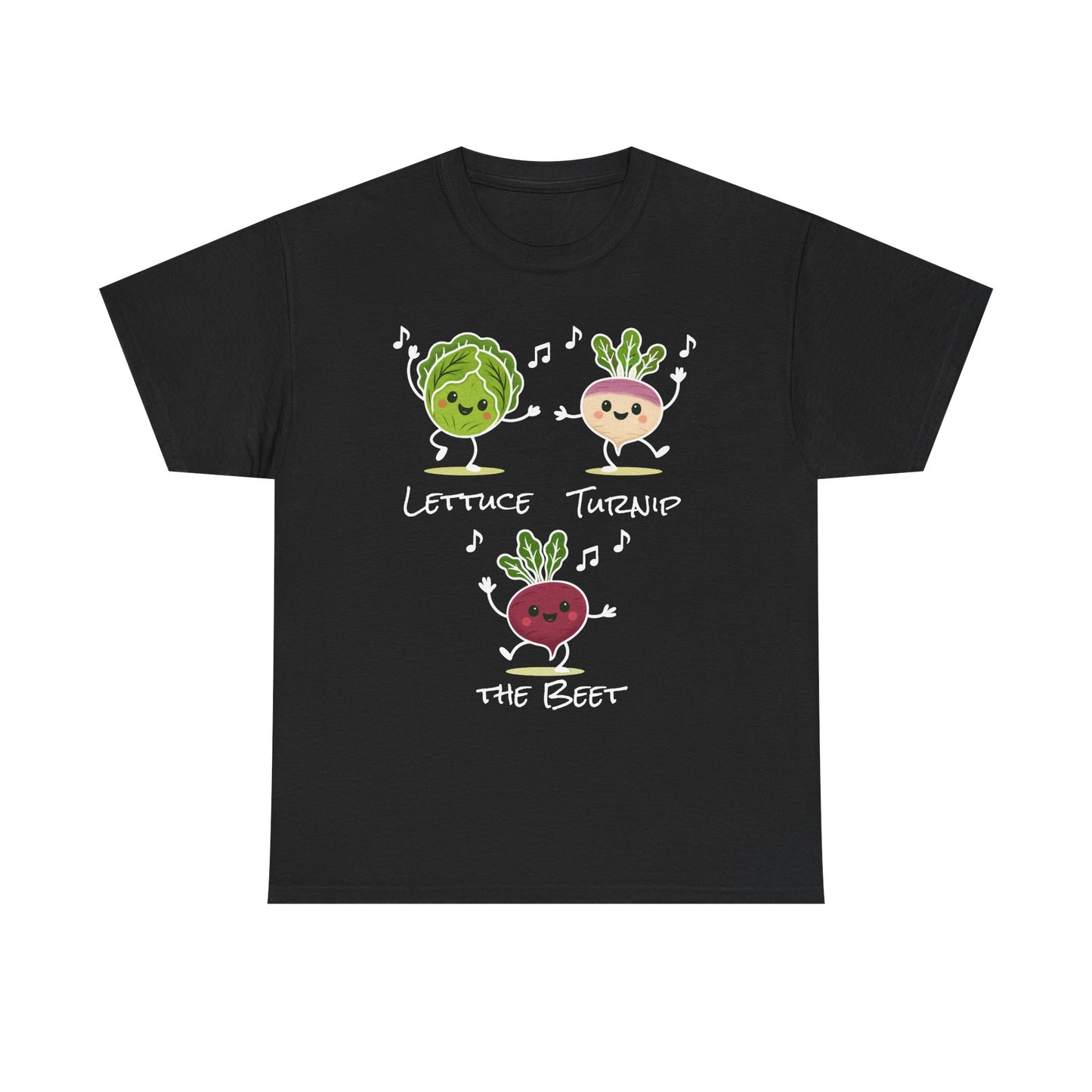 Lettuce Turnip the Beet Tee, Funny Unisex Humor Shirt, Cute Gardening Gift, Music Lover Apparel, Vegetable Lovers Tees