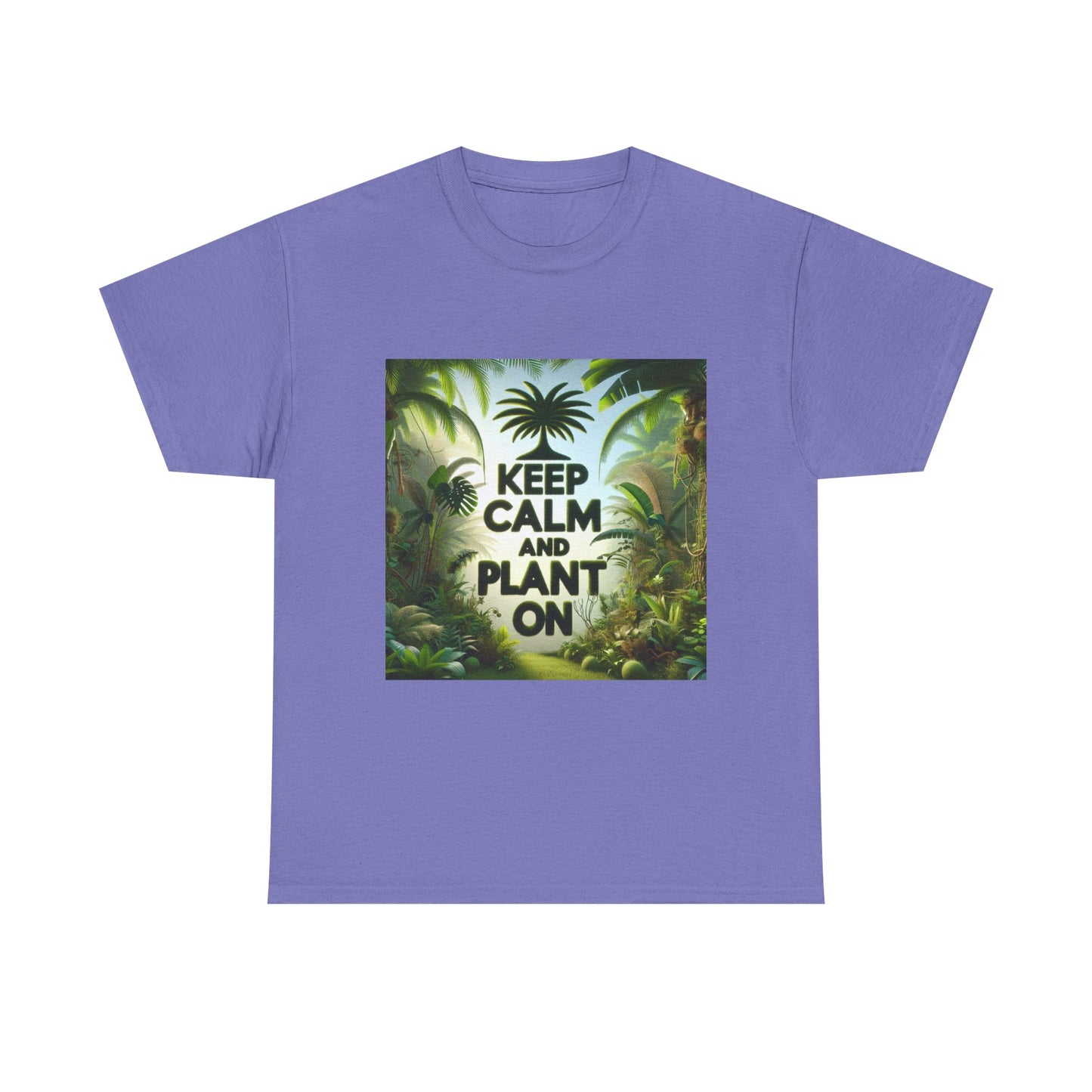 Keep Calm and Plant On Tee, Nature Lover Gift, Gardening T-Shirt, Eco-Friendly Apparel, Unisex Cotton Top