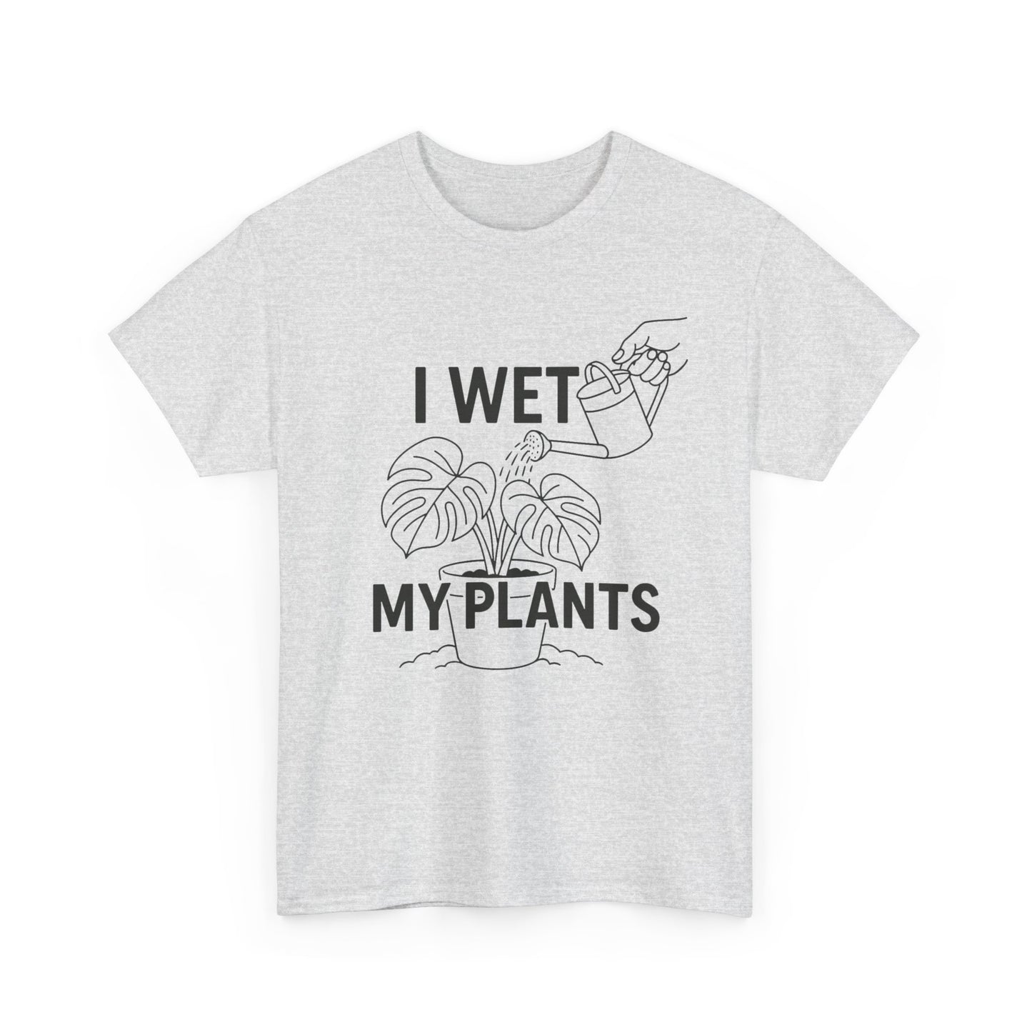 Funny Plant Lover Tee, I Wet My Plants Shirt, Gardening Gift, Unisex Cotton T-Shirt, Plant Parent Apparel, Houseplant Humor Tee