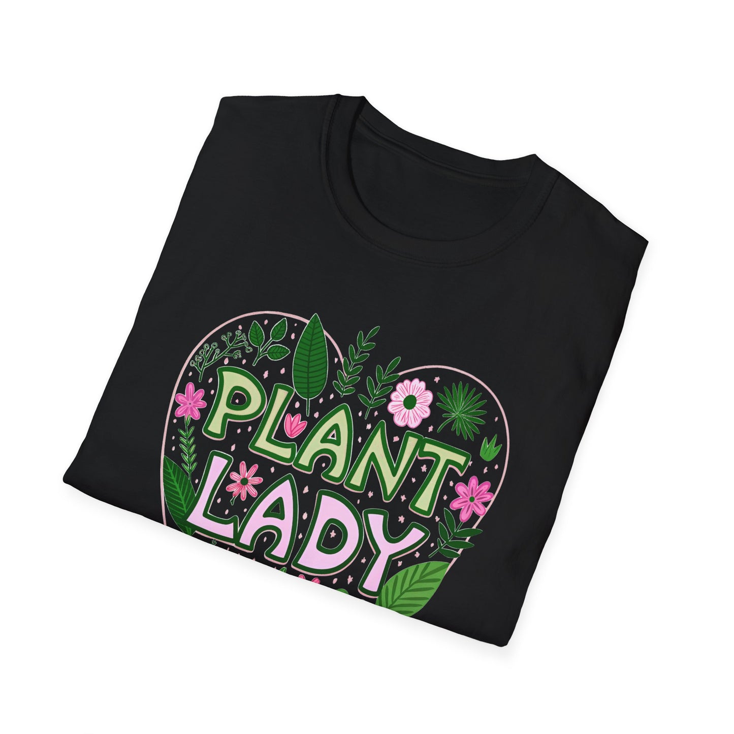 Plant Lady T-Shirt Heart Gift for Gardeners Shirt for Plant Lover Mother's Day Birthday Everyday Wear