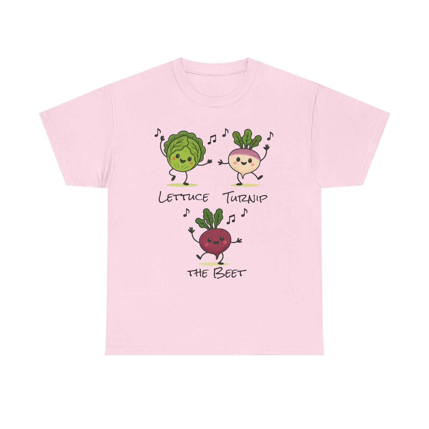 Lettuce Turnip the Beet Tee, Funny Unisex Humor Shirt, Cute Gardening Gift, Music Lover Apparel, Vegetable Lovers Tees