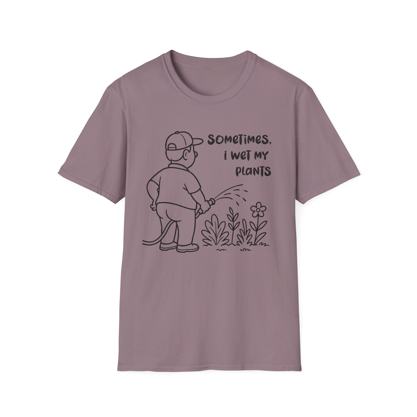 Funny Plant Lover T-Shirt Gift for Gardening Lover Shirt Gift for Him / Her I Wet My Plants Tee
