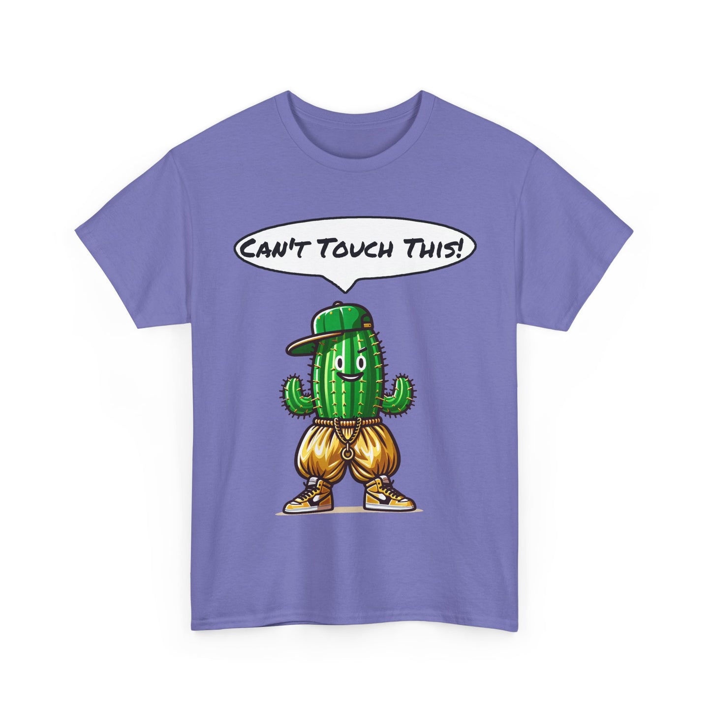 Funny Cactus Tee - Can't Touch This! | Unisex Heavy Cotton T-Shirt, Gift for Friends, Casual Wear, Summer Fashion, Unique Graphic Tee