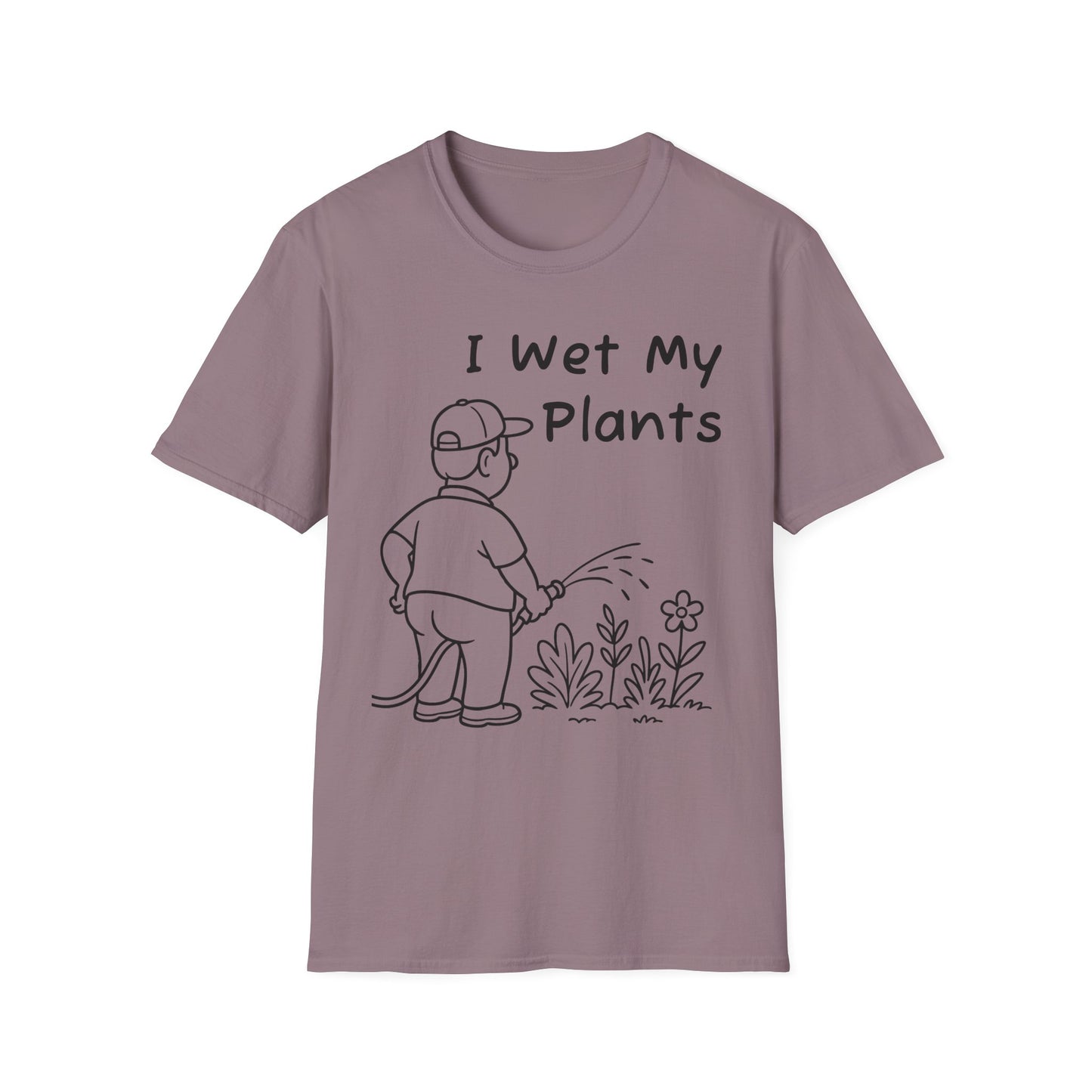 Funny Plant Lover T-Shirt, Gardening Gift, Unisex Tee, I Wet My Plants Shirt, Graphic Shirt