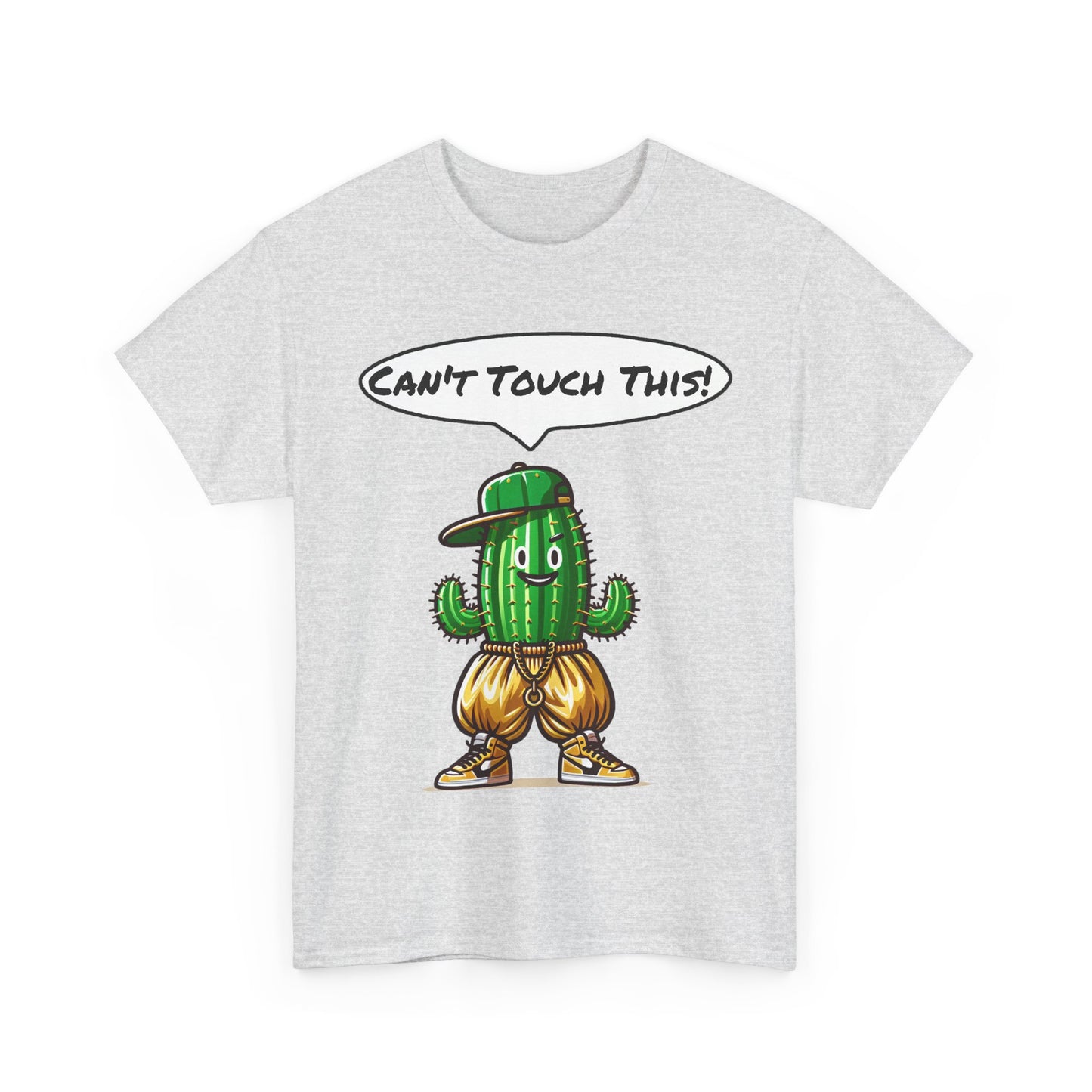 Funny Cactus Tee - Can't Touch This! | Unisex Heavy Cotton T-Shirt, Gift for Friends, Casual Wear, Summer Fashion, Unique Graphic Tee