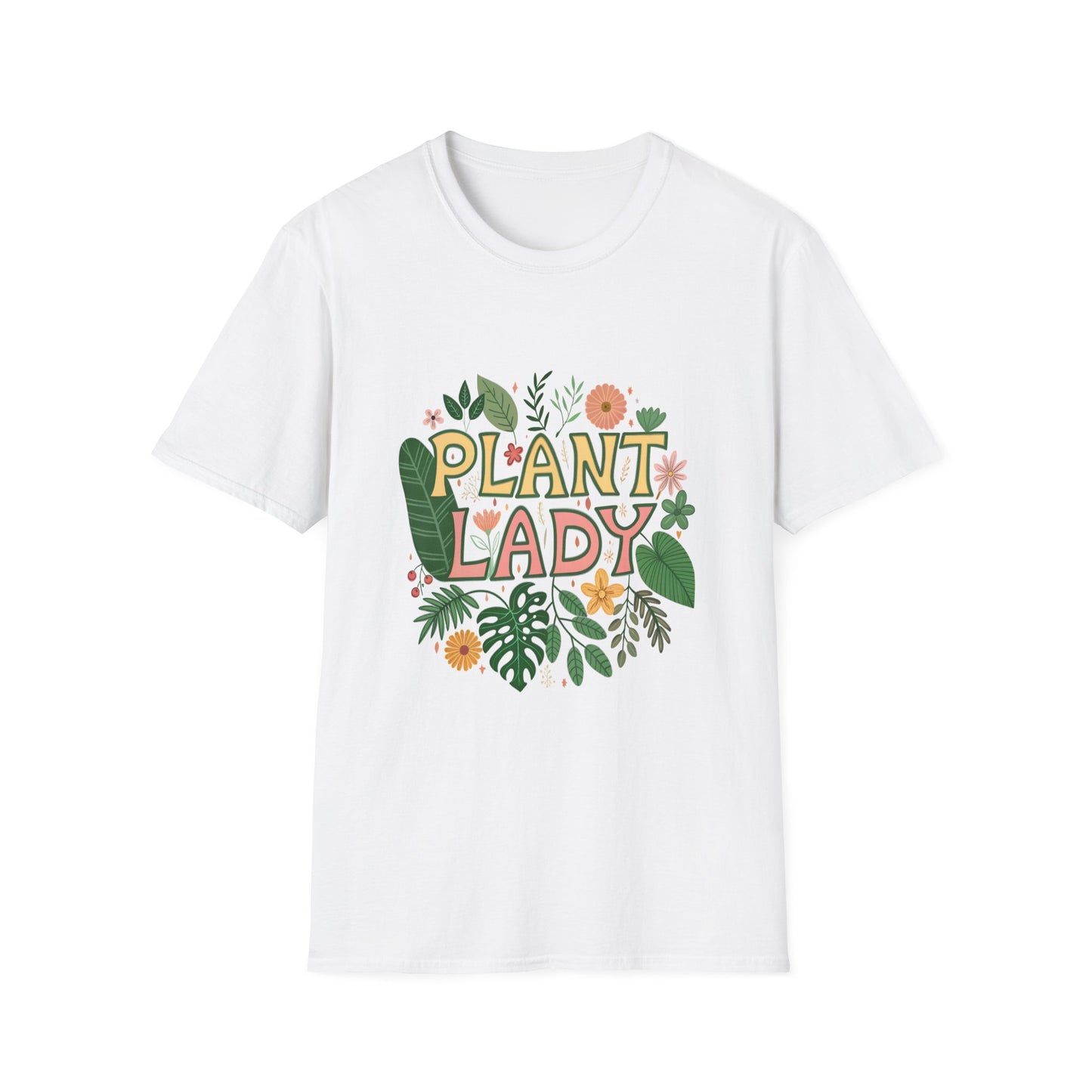 Plant Lady T-Shirt Perfect Gift for Gardeners Shirt for Plant Lover Mother's Day Birthday Everyday Wear
