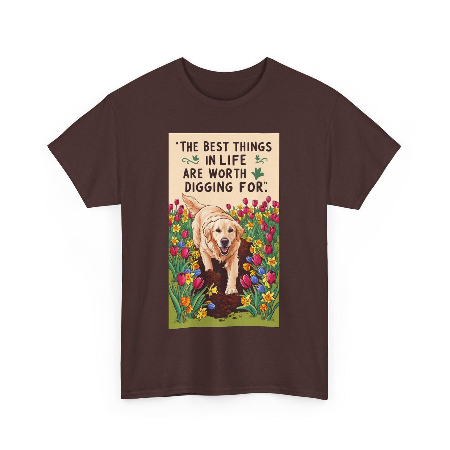 Garden Lover, Dog Lover Tee, Unisex Cotton Shirt, Pet Parent Gift, Gift for Dog Enthusiasts, Cute Canine T-Shirt, Nature Tee