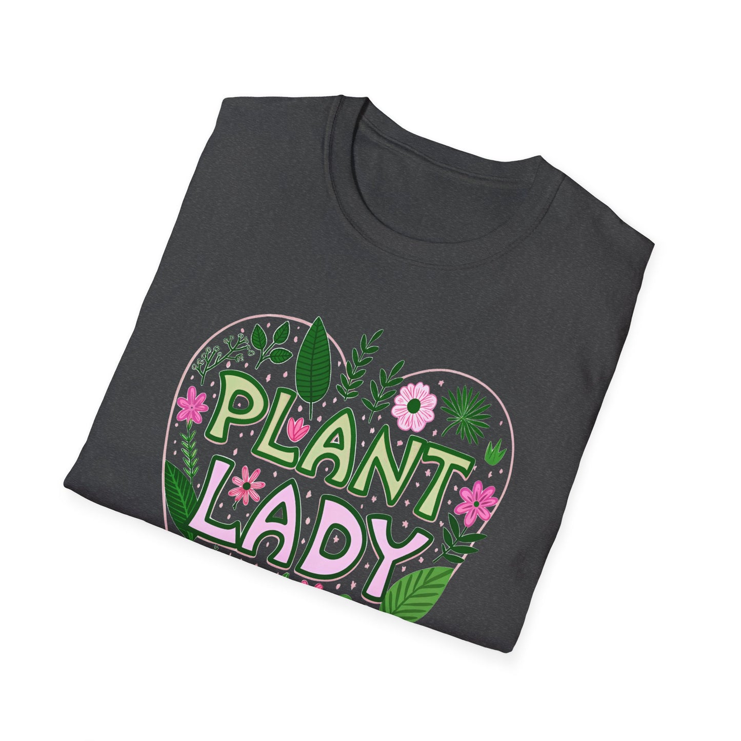 Plant Lady T-Shirt Heart Gift for Gardeners Shirt for Plant Lover Mother's Day Birthday Everyday Wear