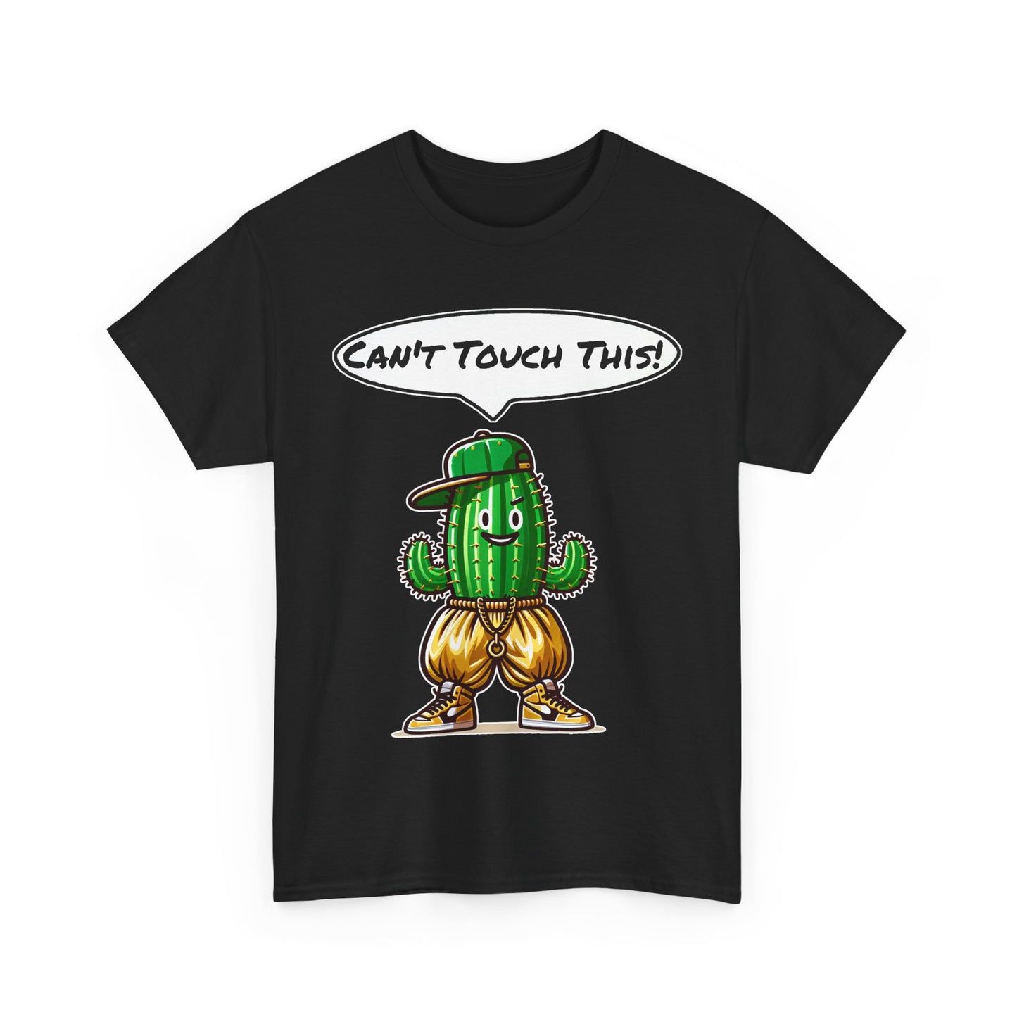 Funny Cactus Tee - Can't Touch This! | Unisex Heavy Cotton T-Shirt, Gift for Friends, Casual Wear, Summer Fashion, Unique Graphic Tee