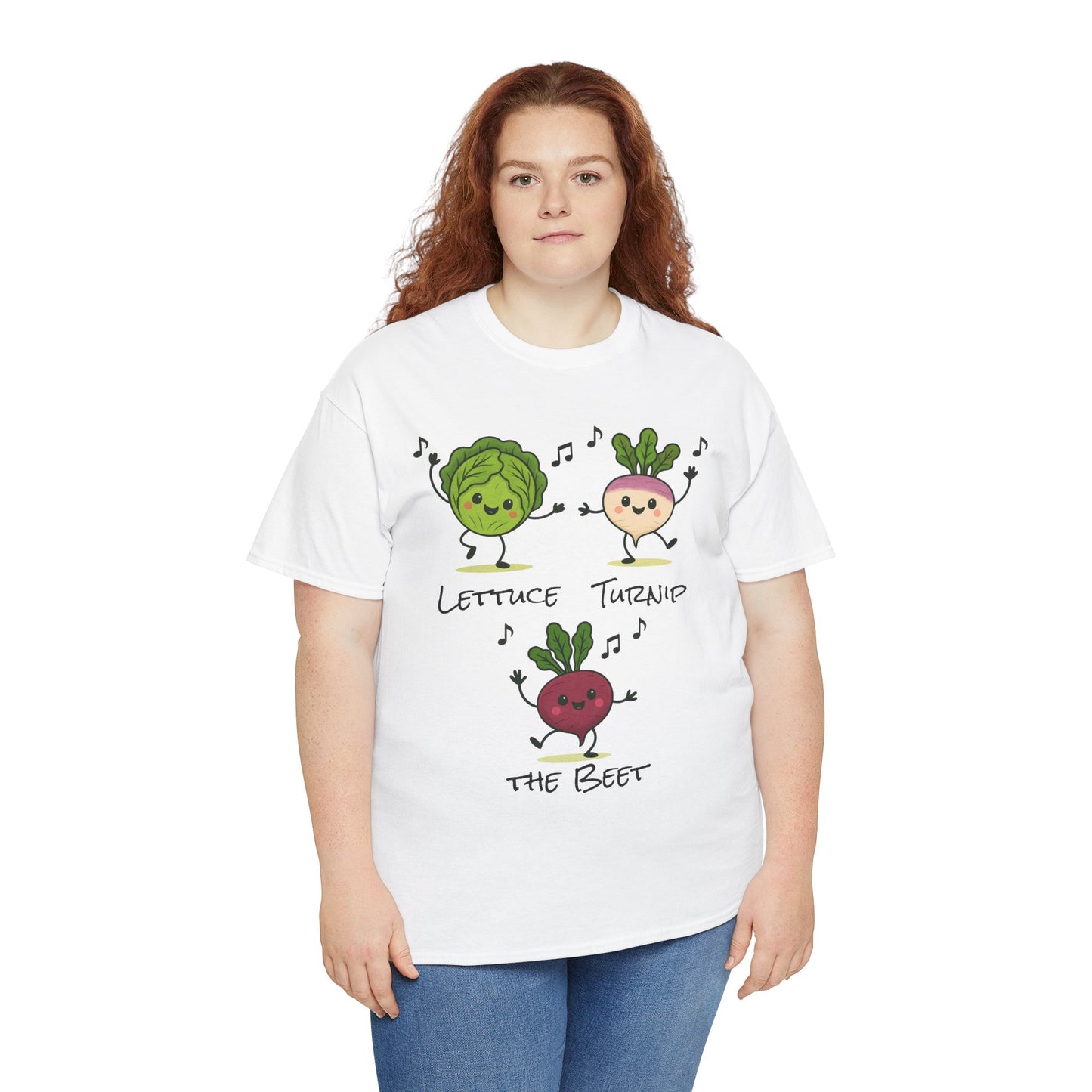 Lettuce Turnip the Beet Tee, Funny Unisex Humor Shirt, Cute Gardening Gift, Music Lover Apparel, Vegetable Lovers Tees