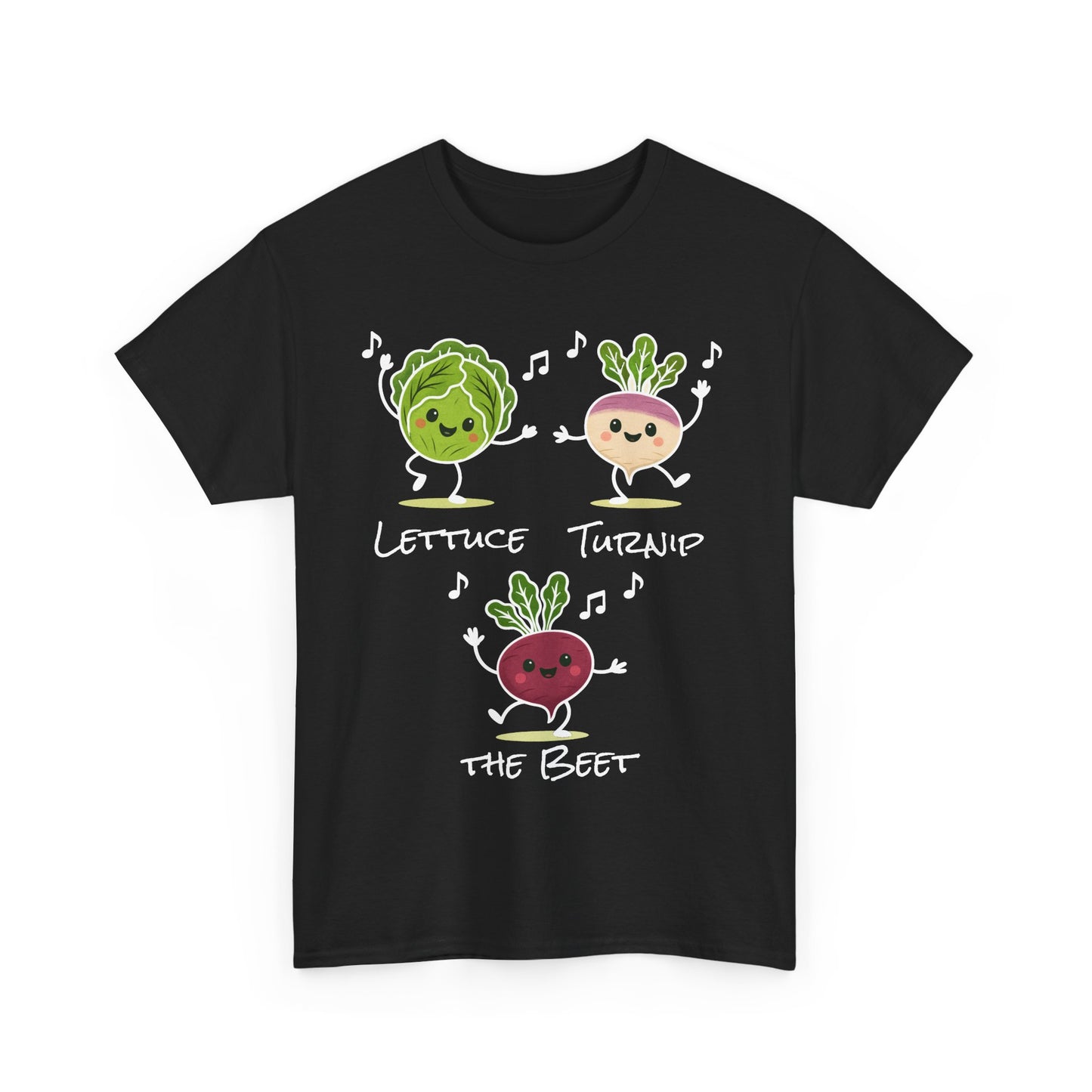 Lettuce Turnip the Beet Tee, Funny Unisex Humor Shirt, Cute Gardening Gift, Music Lover Apparel, Vegetable Lovers Tees