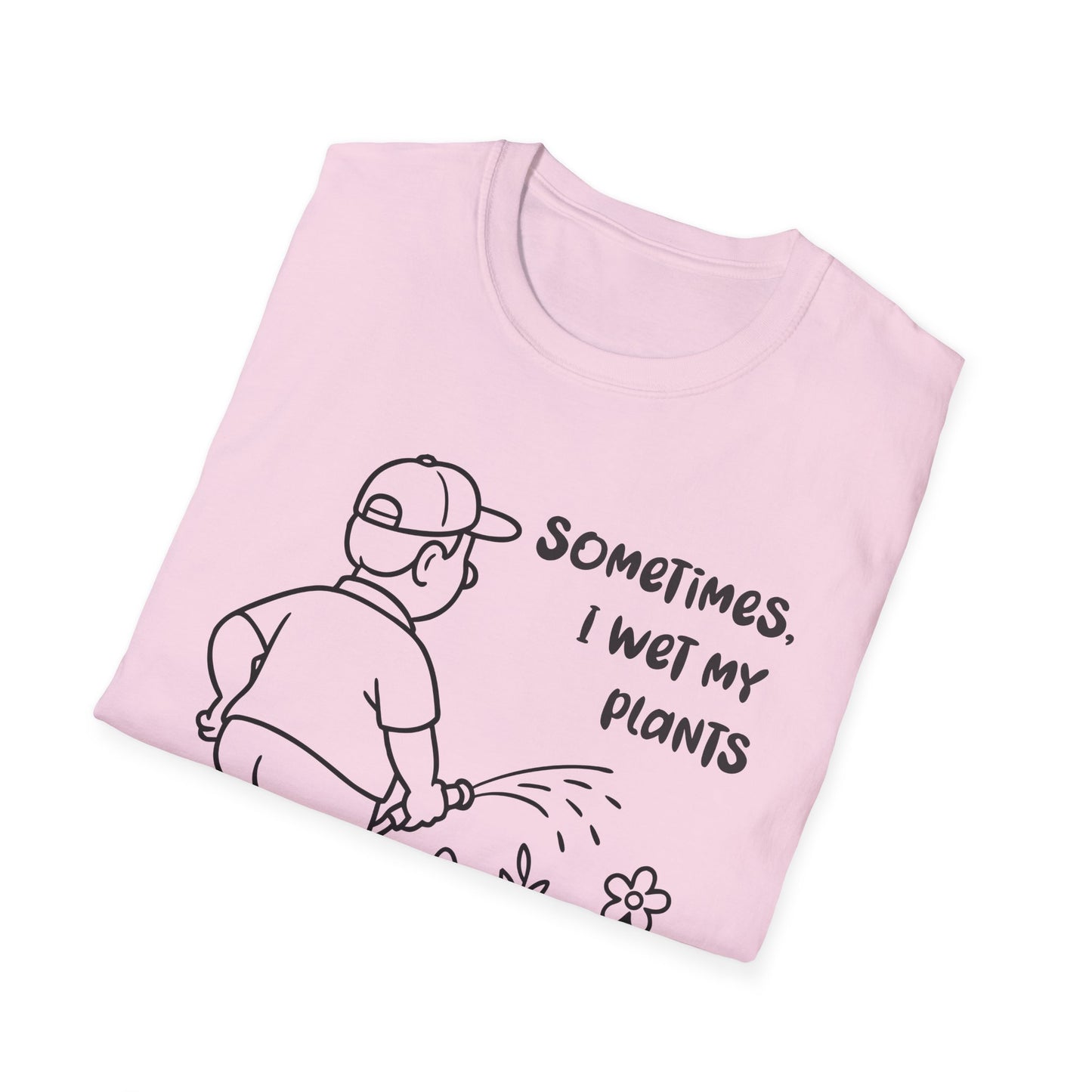 Funny Plant Lover T-Shirt Gift for Gardening Lover Shirt Gift for Him / Her I Wet My Plants Tee