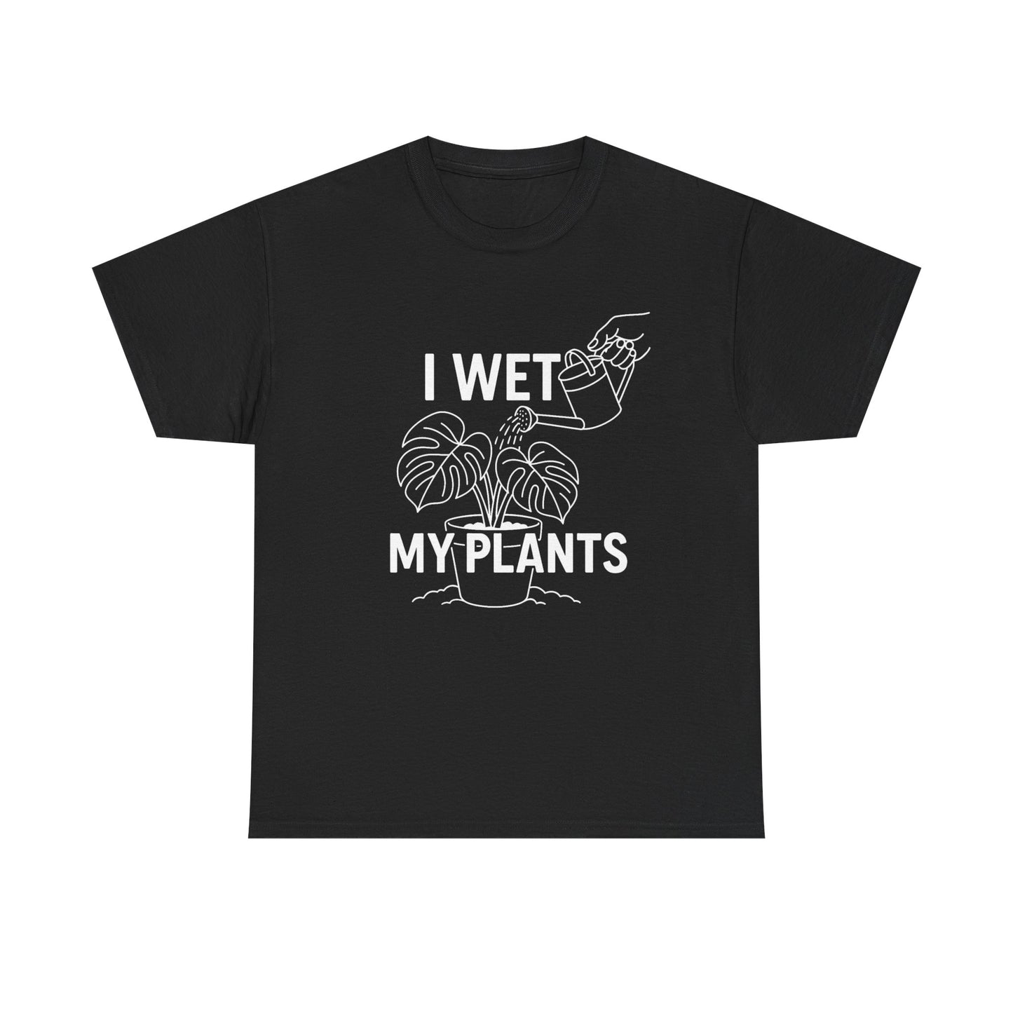 Funny Plant Lover Tee, I Wet My Plants Shirt, Gardening Gift, Unisex Cotton T-Shirt, Plant Parent Apparel, Houseplant Humor Tee