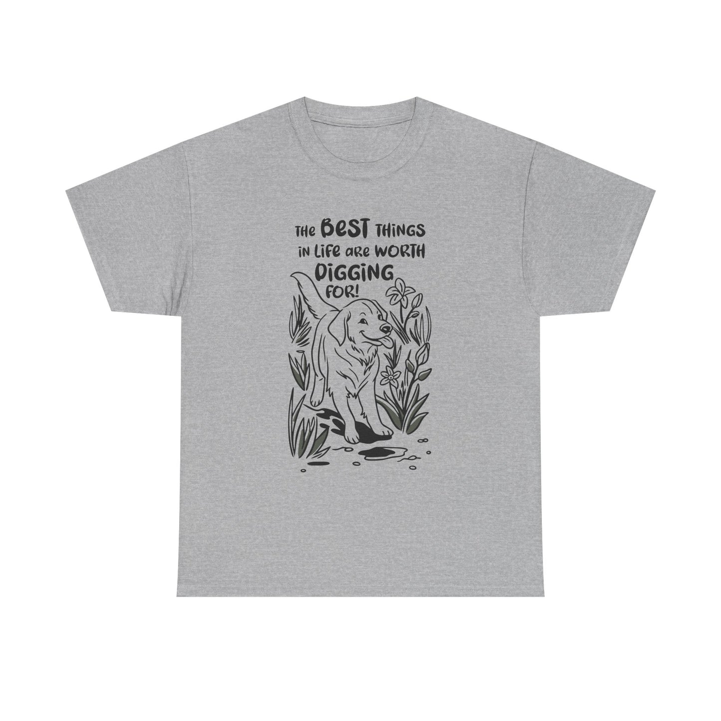 T-Shirt for Garden Lover Gift for Dog Lover Shirt Pet Parent Gift for Gardening Lover Cute Dog T-Shirt Nature Tee