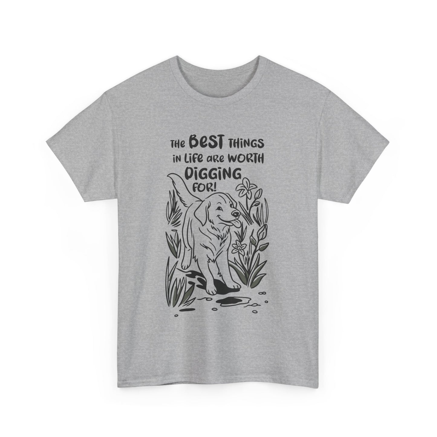 T-Shirt for Garden Lover Gift for Dog Lover Shirt Pet Parent Gift for Gardening Lover Cute Dog T-Shirt Nature Tee