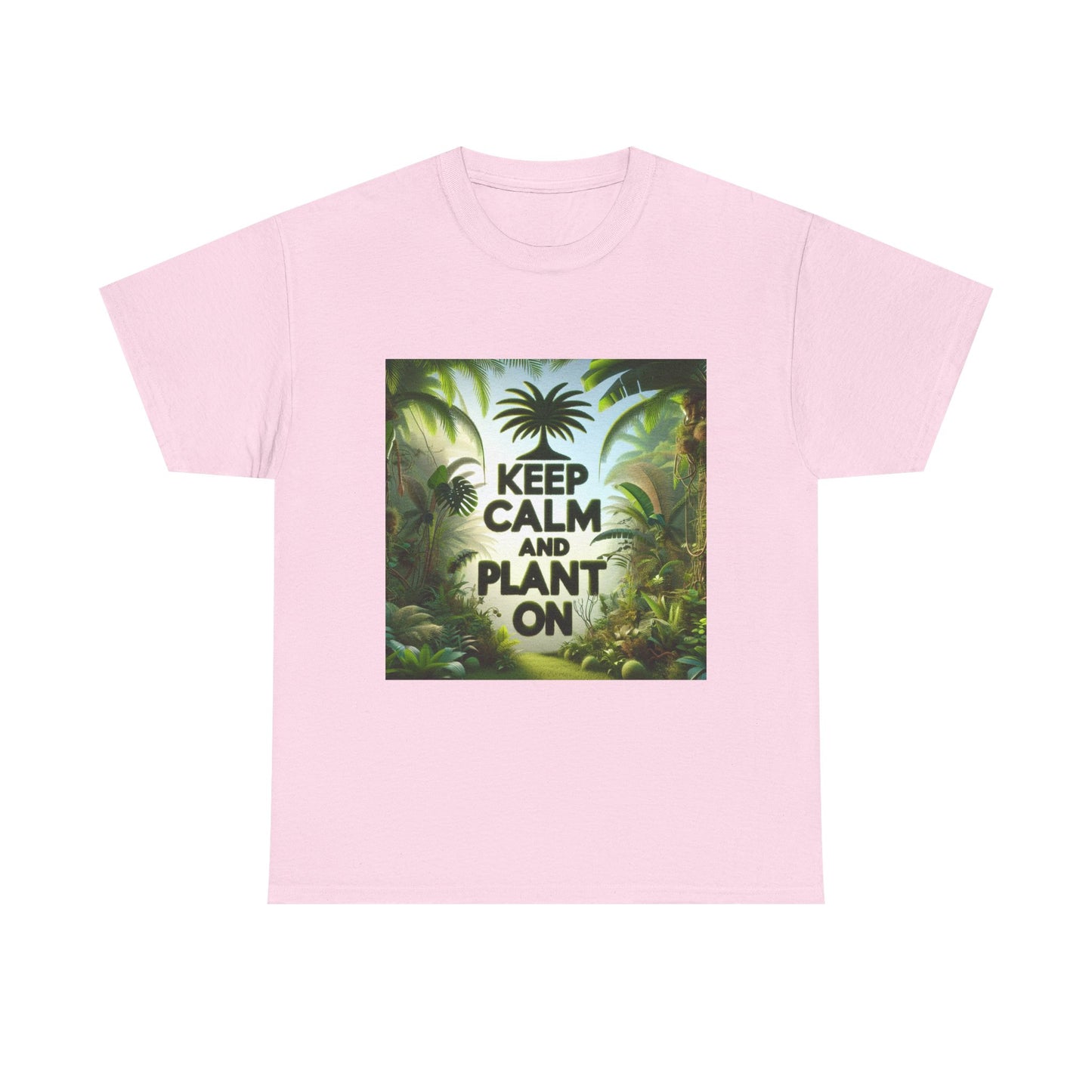 Keep Calm and Plant On Tee, Nature Lover Gift, Gardening T-Shirt, Eco-Friendly Apparel, Unisex Cotton Top