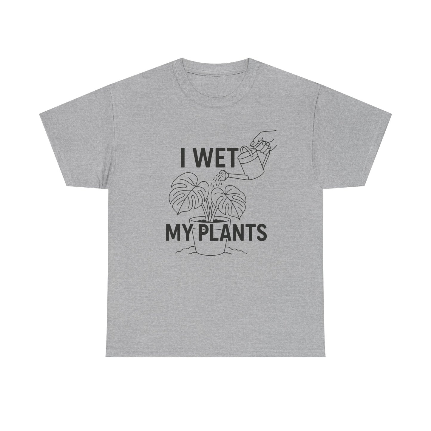 Funny Plant Lover Tee, I Wet My Plants Shirt, Gardening Gift, Unisex Cotton T-Shirt, Plant Parent Apparel, Houseplant Humor Tee