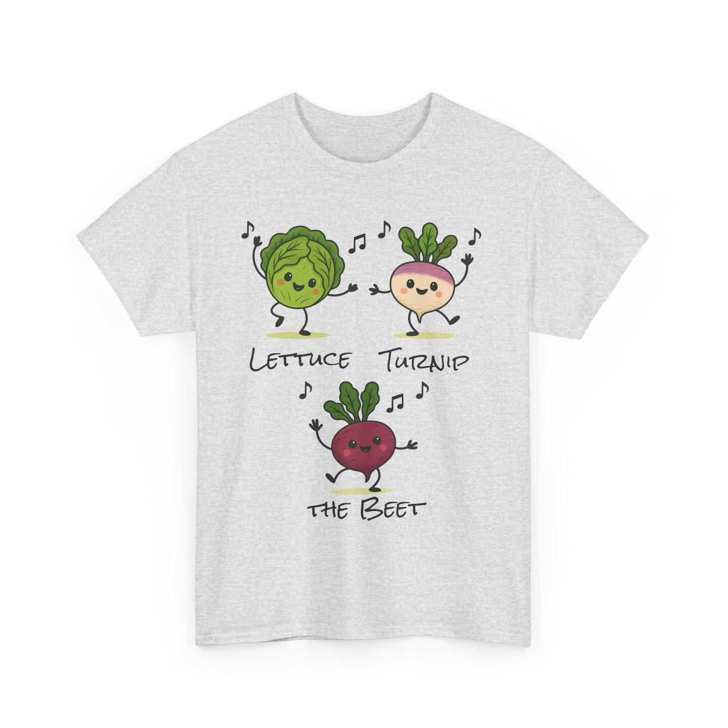 Lettuce Turnip the Beet Tee, Funny Unisex Humor Shirt, Cute Gardening Gift, Music Lover Apparel, Vegetable Lovers Tees