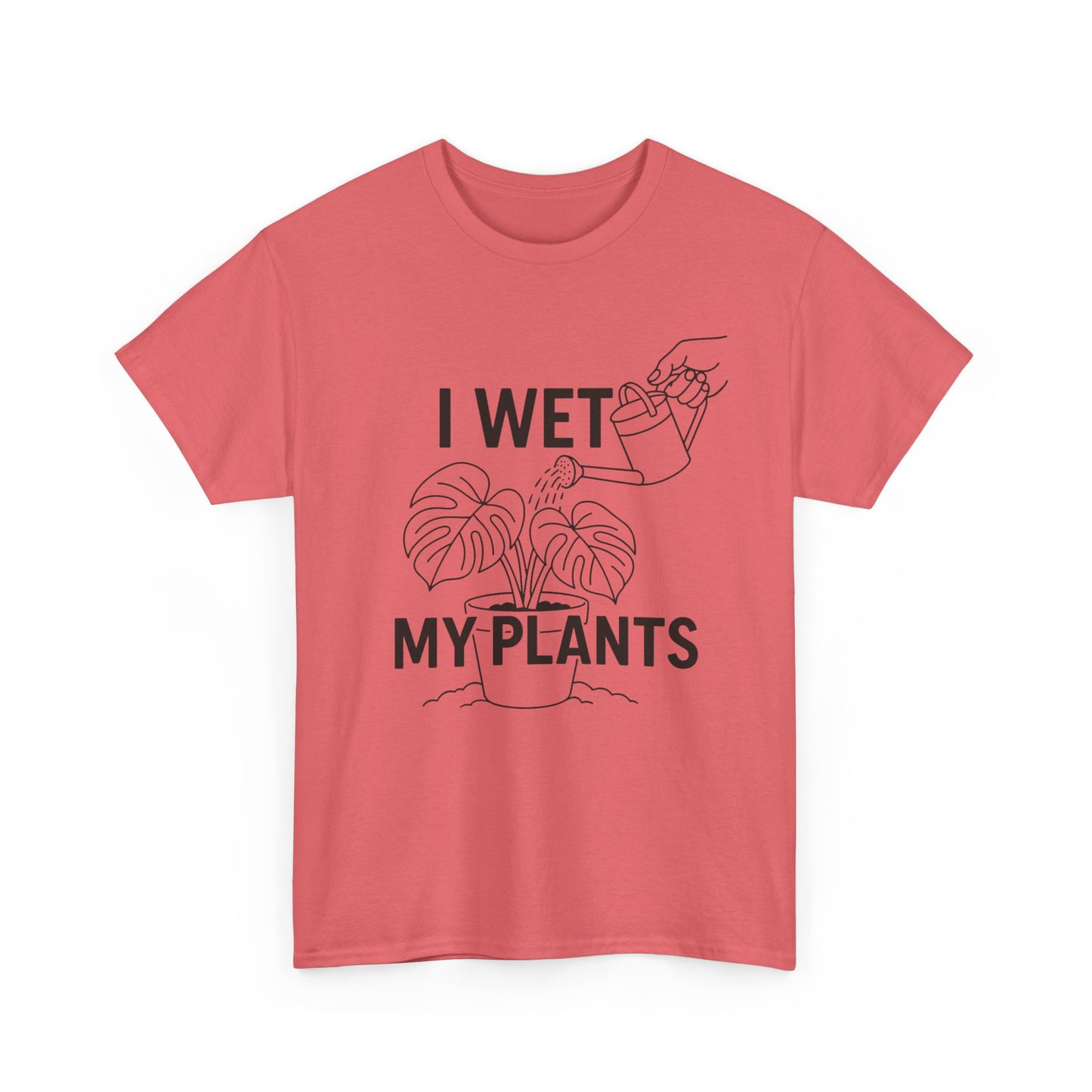 Funny Plant Lover Tee, I Wet My Plants Shirt, Gardening Gift, Unisex Cotton T-Shirt, Plant Parent Apparel, Houseplant Humor Tee