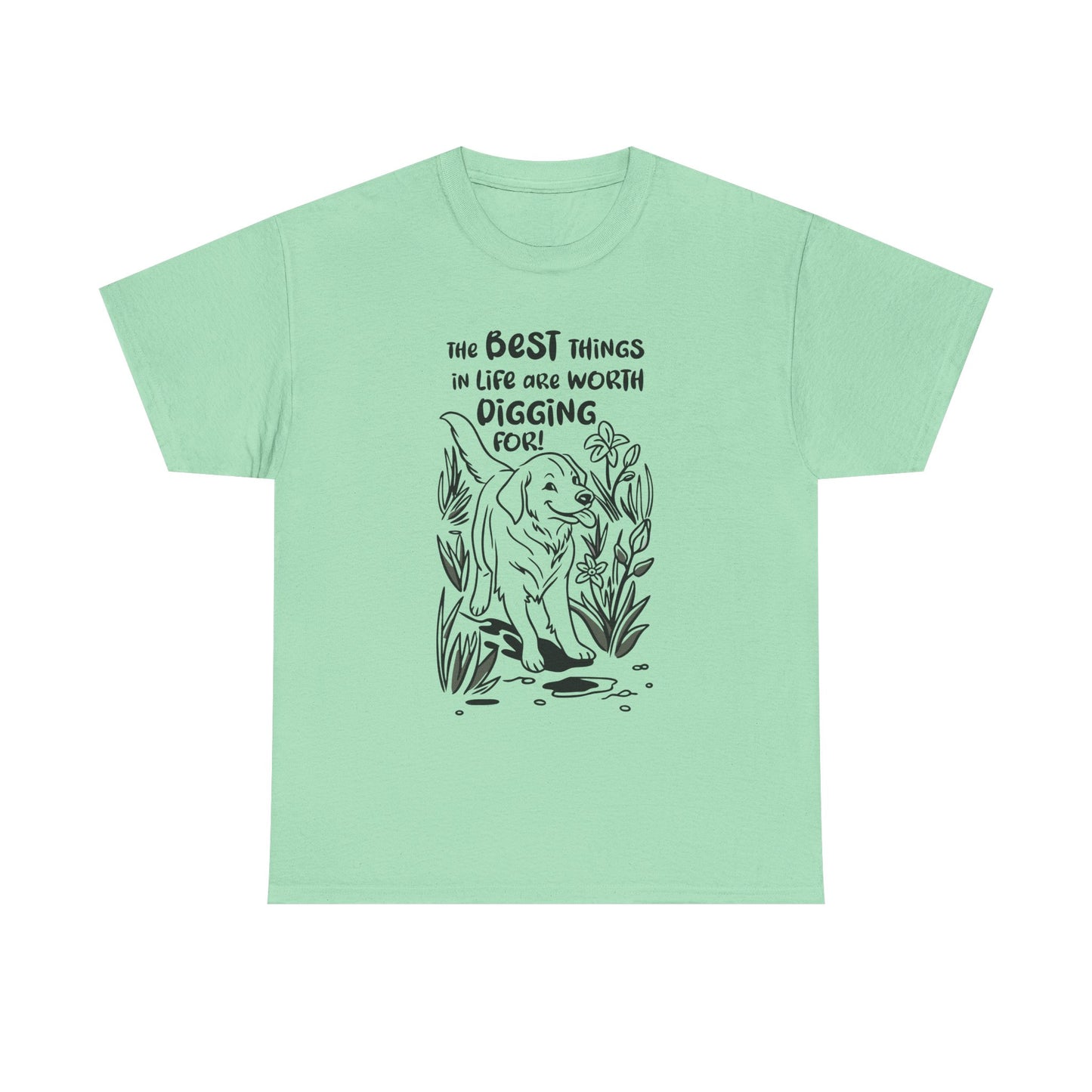 T-Shirt for Garden Lover Gift for Dog Lover Shirt Pet Parent Gift for Gardening Lover Cute Dog T-Shirt Nature Tee