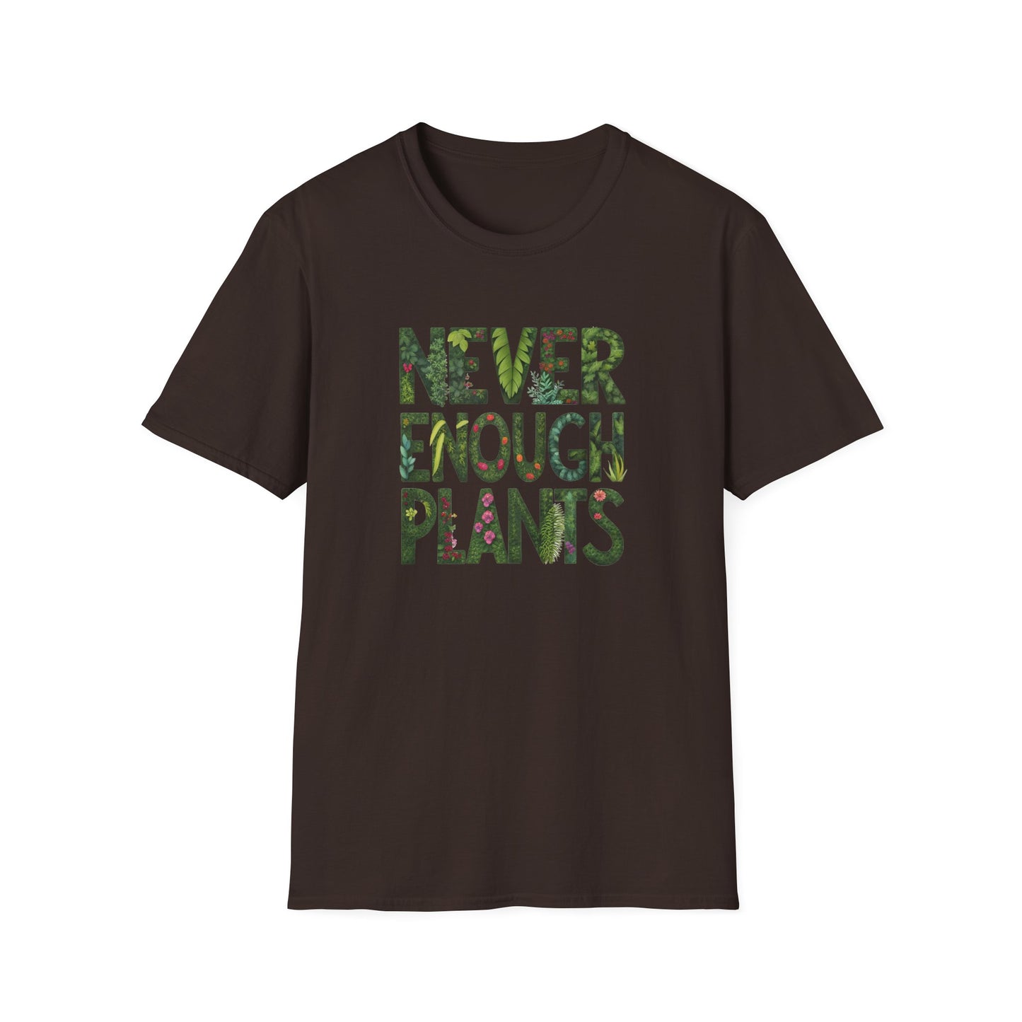 T-Shirt for Plant Lover - Never Enough Plants - Gift for Gardener Shirt for Nature Lover Tee