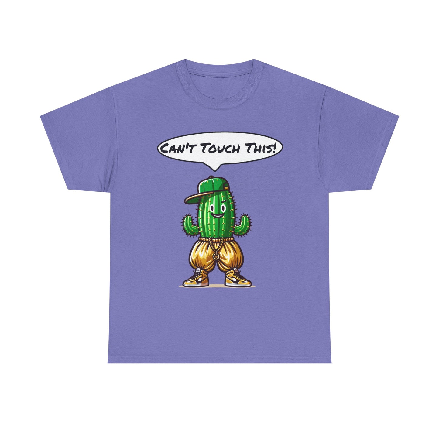 Funny Cactus Tee - Can't Touch This! | Unisex Heavy Cotton T-Shirt, Gift for Friends, Casual Wear, Summer Fashion, Unique Graphic Tee