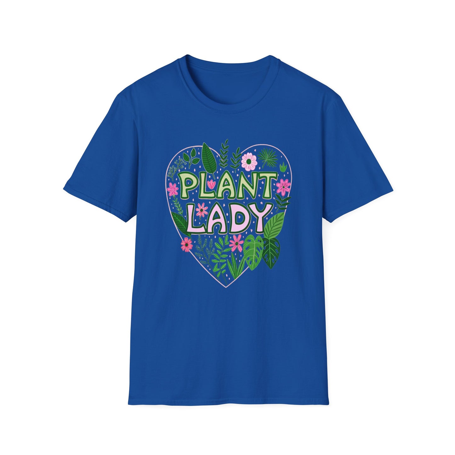 Plant Lady T-Shirt Heart Gift for Gardeners Shirt for Plant Lover Mother's Day Birthday Everyday Wear