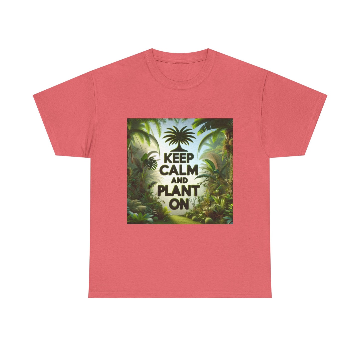 Keep Calm and Plant On Tee, Nature Lover Gift, Gardening T-Shirt, Eco-Friendly Apparel, Unisex Cotton Top